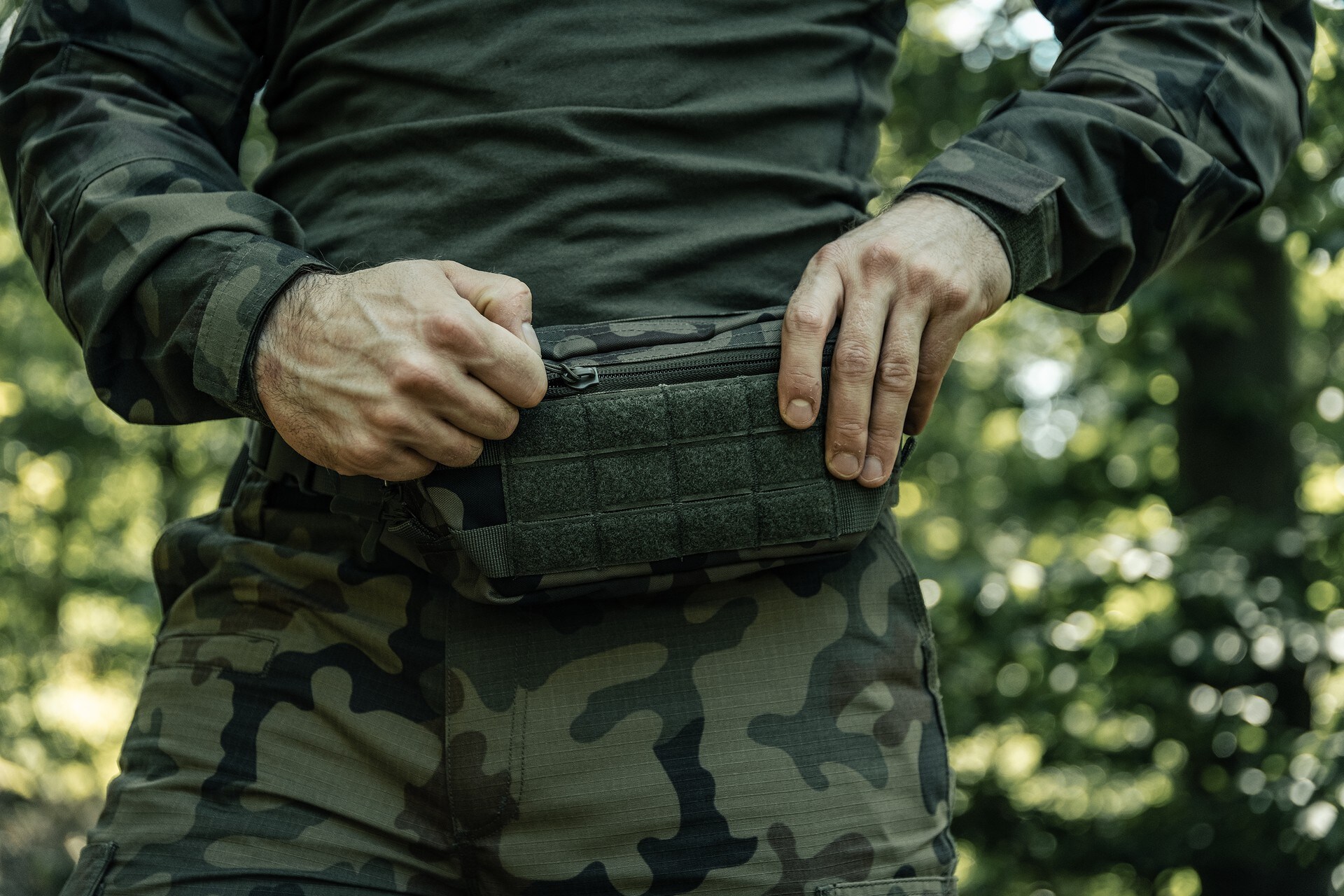 Mil-Tec - Fanny Pack MOLLE Hüfttasche - wz.93 Pantera PL Woodland