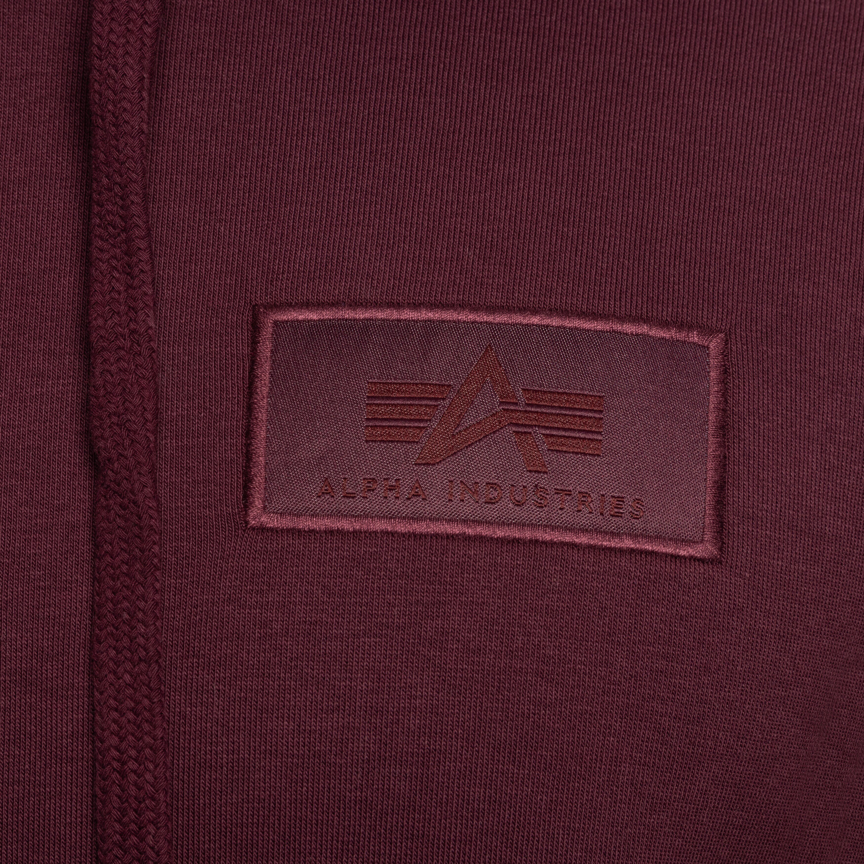 Alpha Industries - Back Print Hoody - Sweatshirt - Dark Cherry