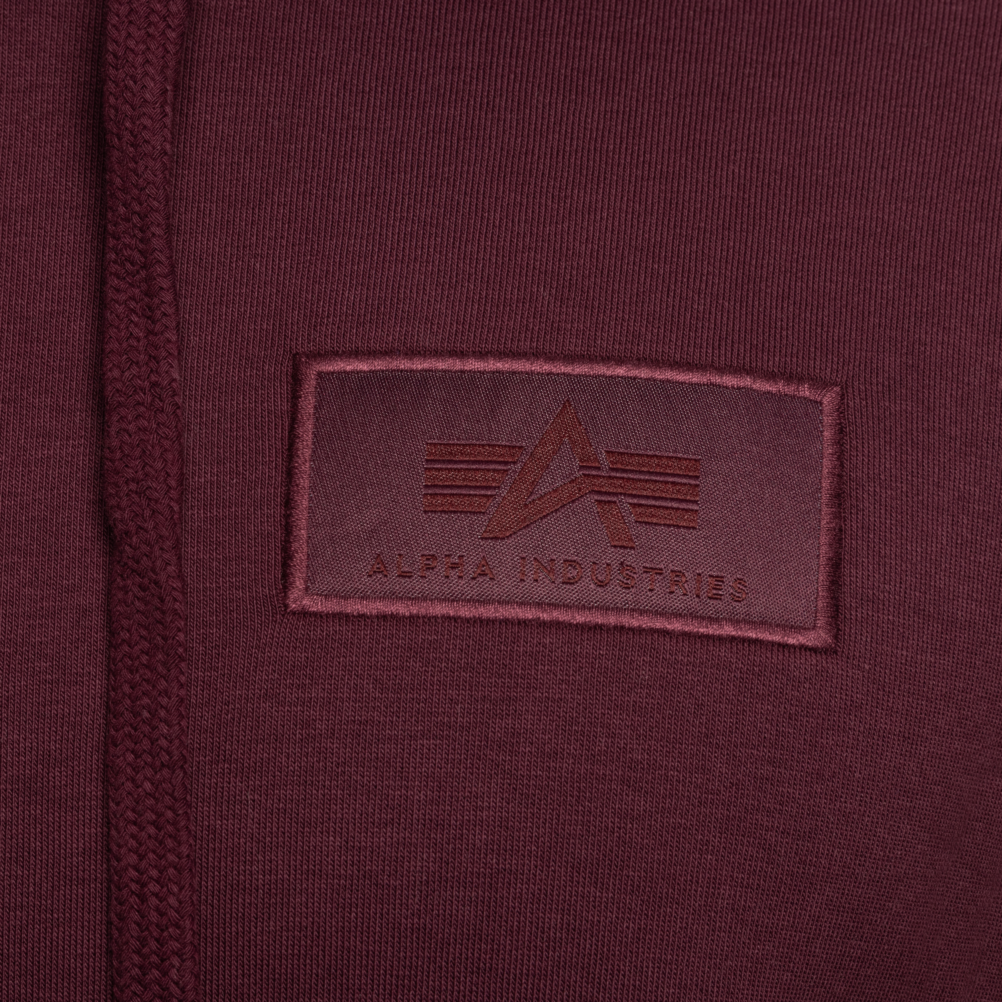 Alpha Industries - Back Print Hoody - Sweatshirt - Dark Cherry