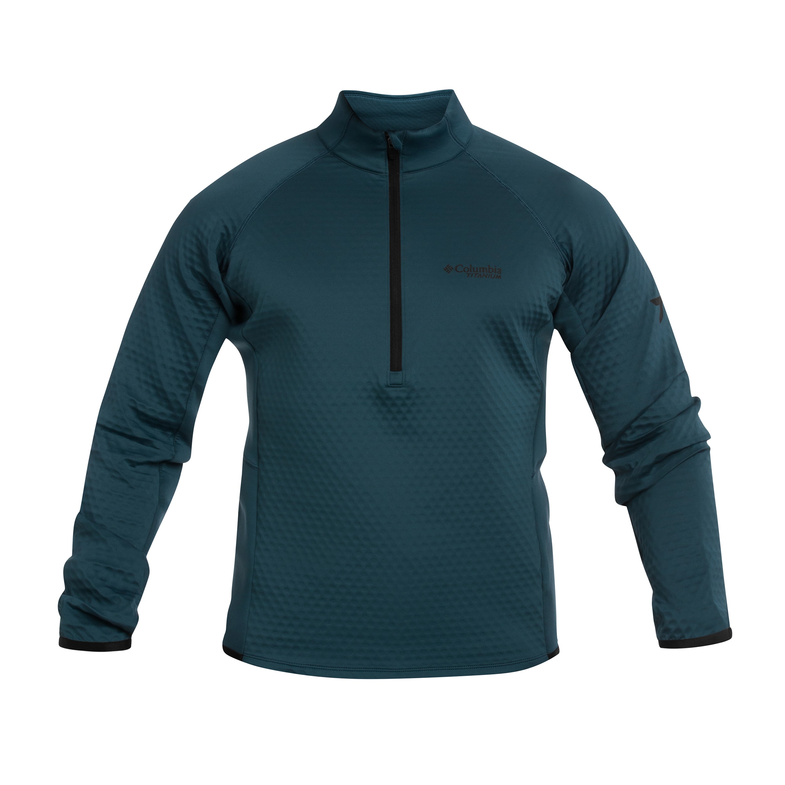 Columbia - Crystal Leaf Omni-Heat Helix Technical Half Zip Fleece - Fleecejacke - Everblue/Black