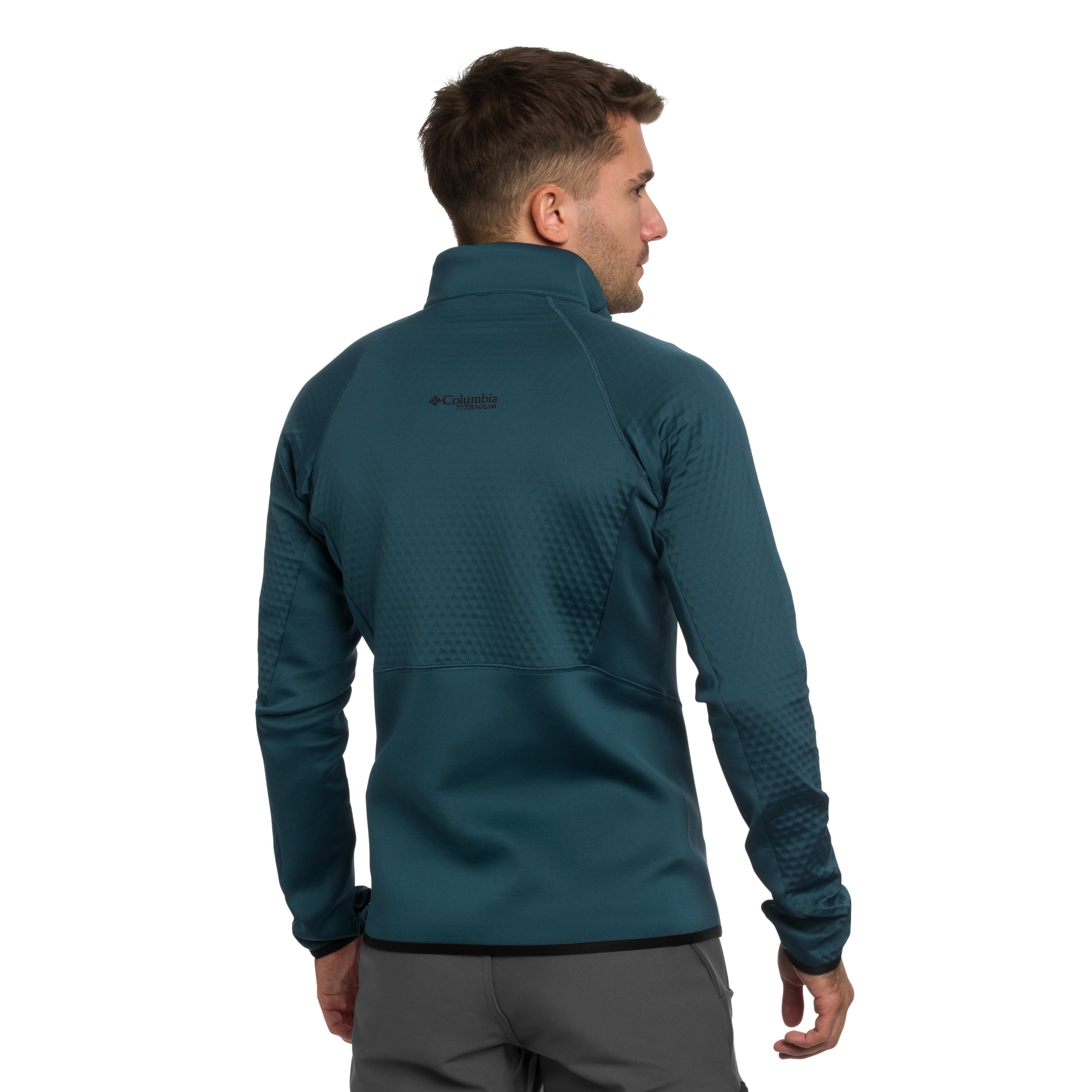 Columbia - Crystal Leaf Omni-Heat Helix Technical Half Zip Fleece - Fleecejacke - Everblue/Black