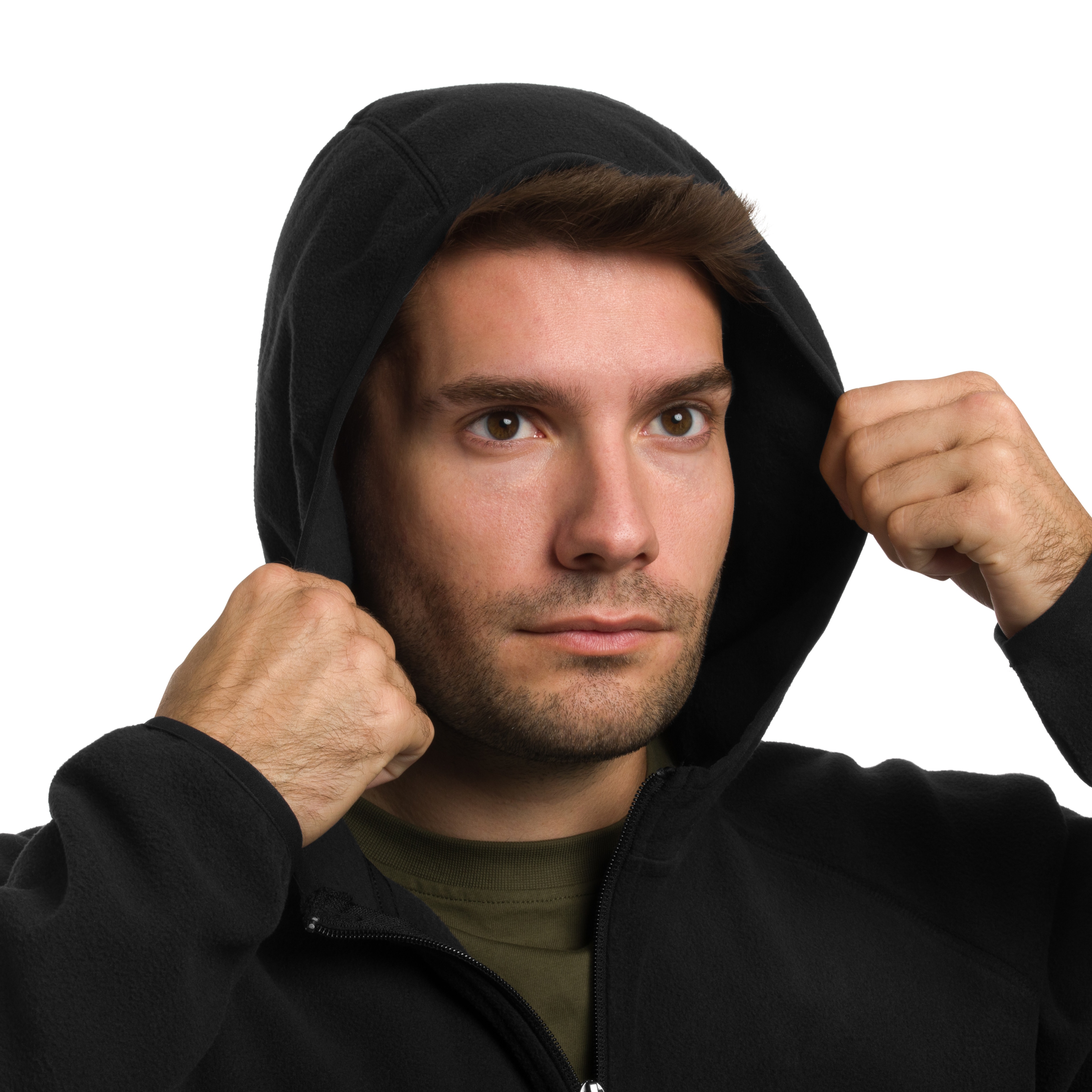 Columbia - Fast Trek Overlay Hooded Fleecejacke - Black