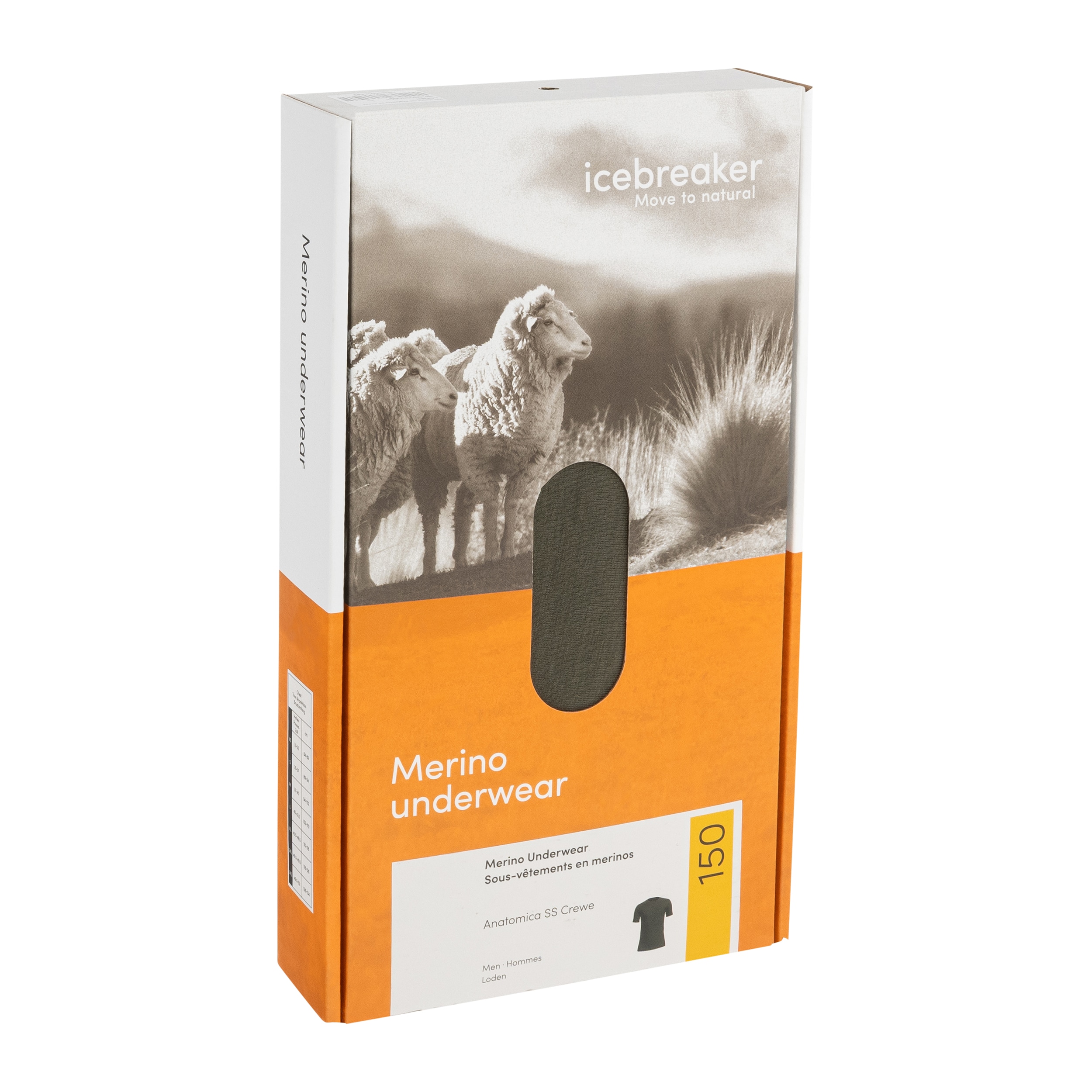 Icebreaker Merino - 150 Anatomica Short Sleeve Crew T-Shirt - Loden