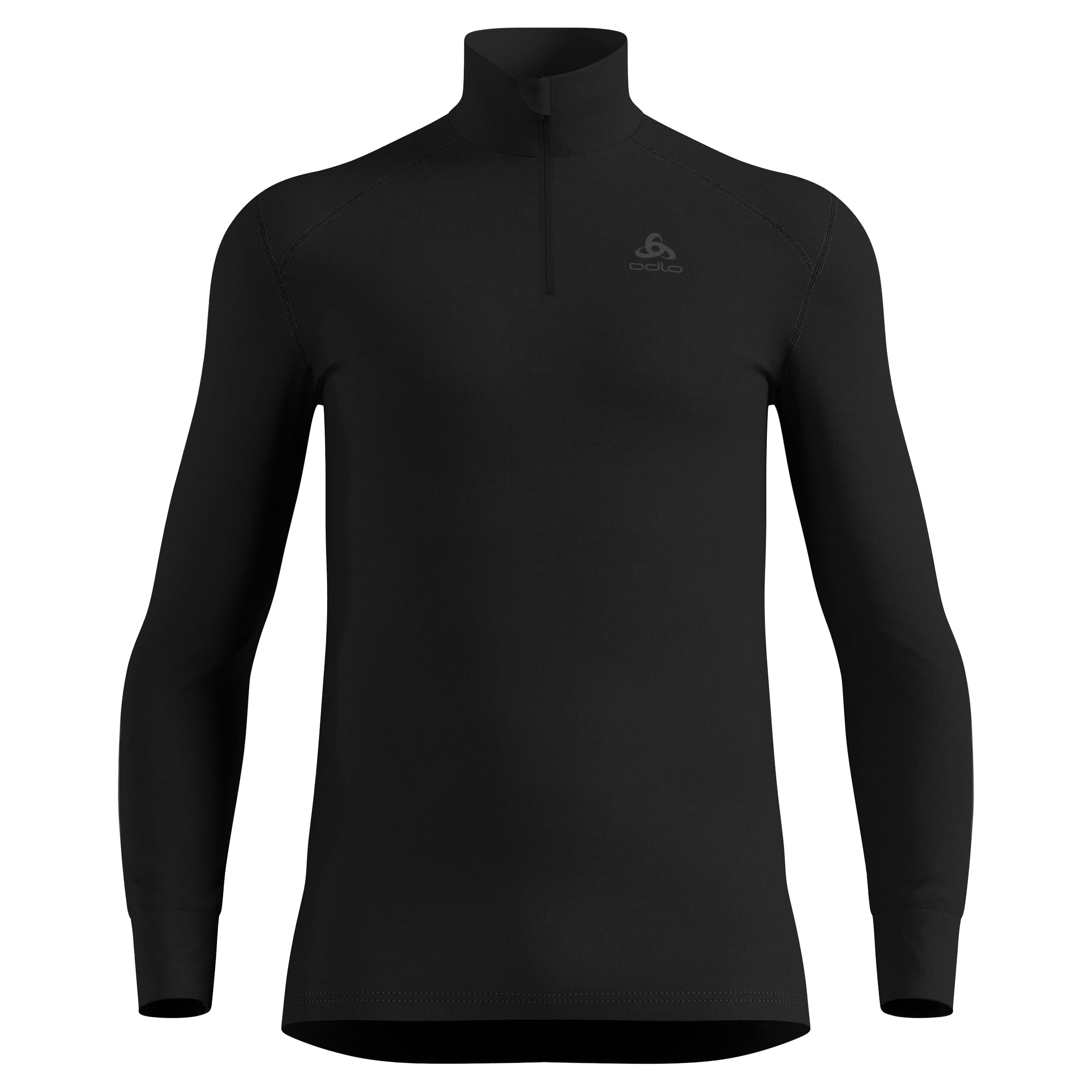 Odlo - Active Warm Base Layer Half-Zip Thermo-T-Shirt - Black