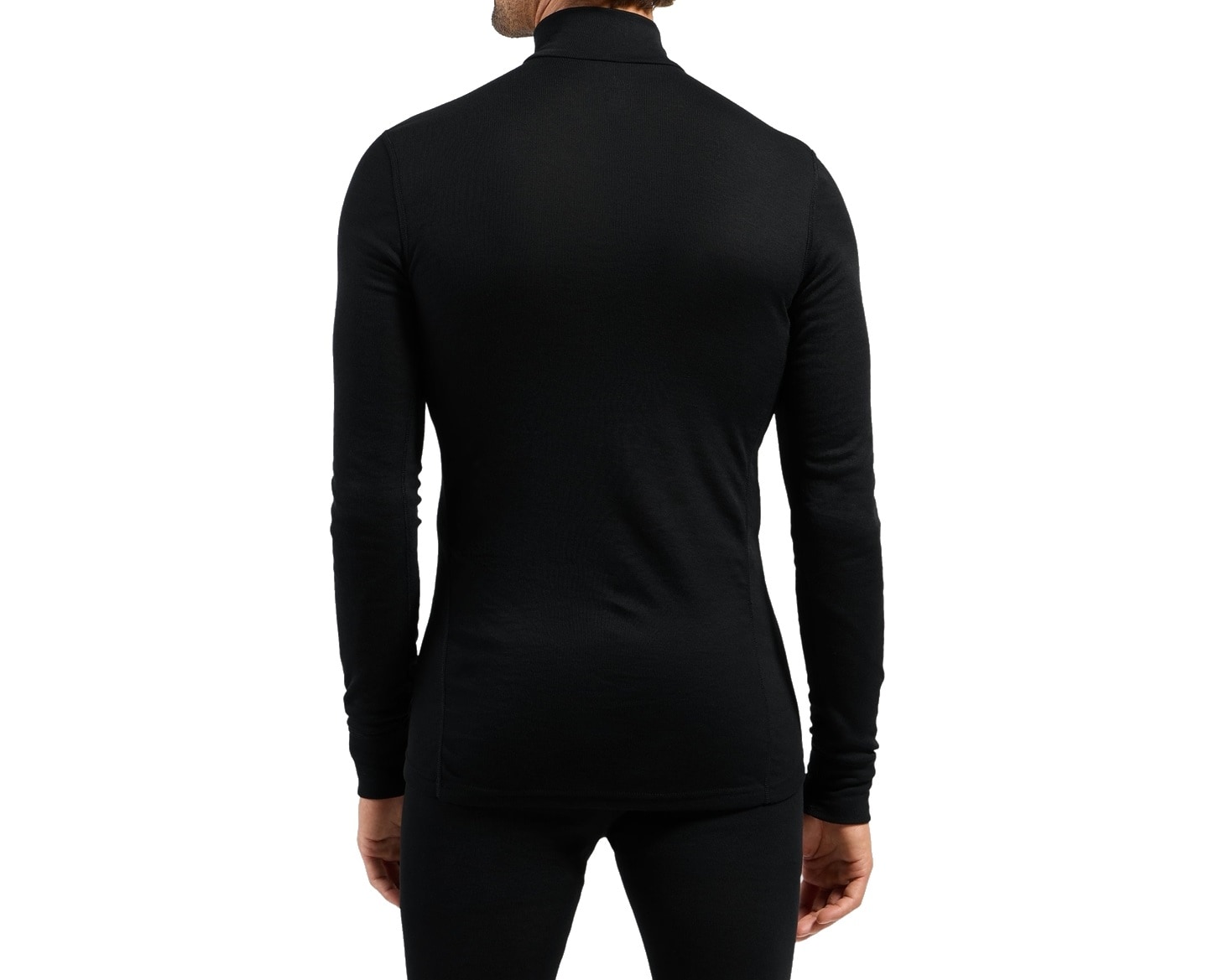 Odlo - Active Warm Base Layer Half-Zip Thermo-T-Shirt - Black