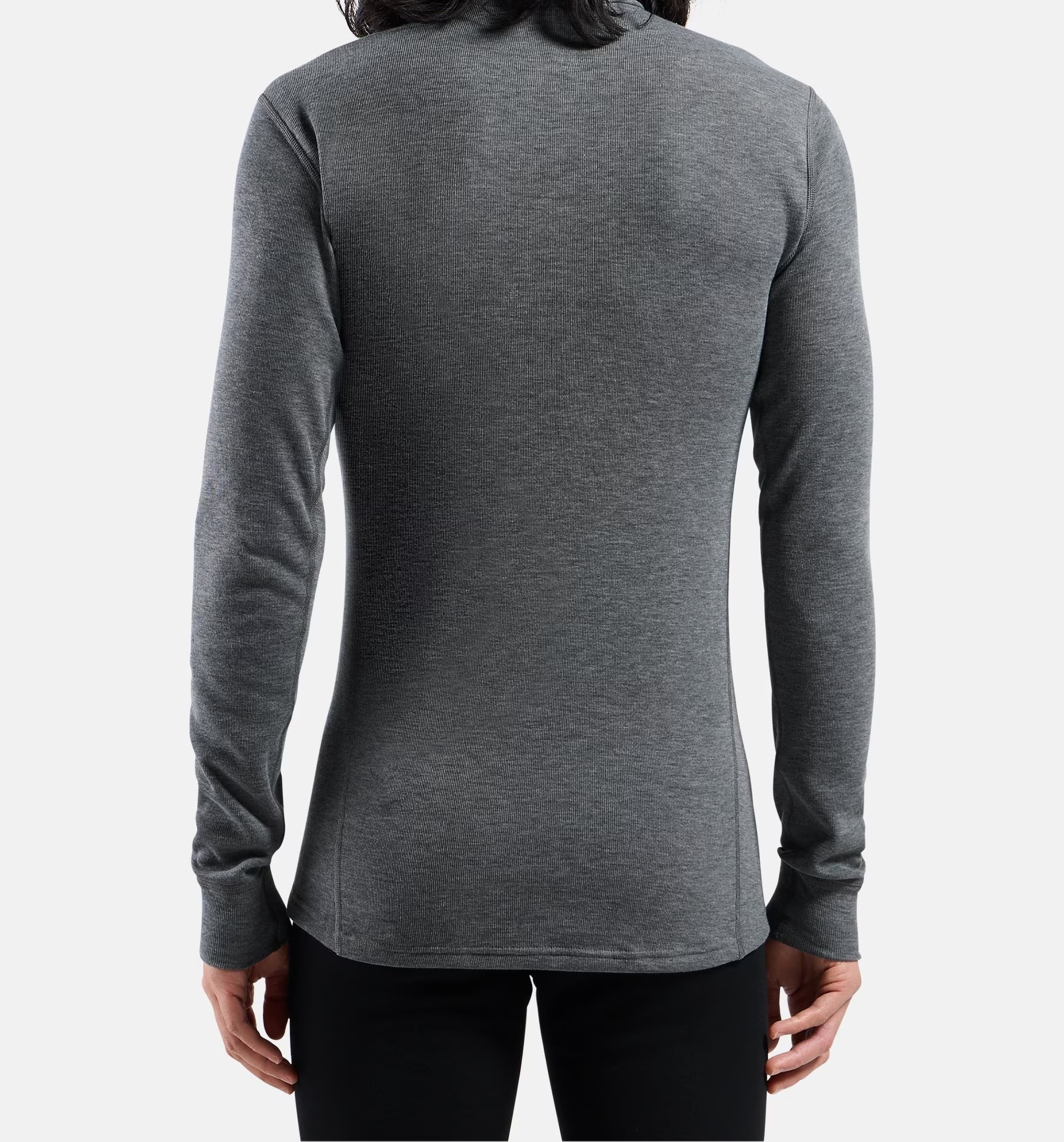 Odlo - Active Warm Base Layer Turtleneck Thermo-T-Shirt - Odlo Steel Grey Melange