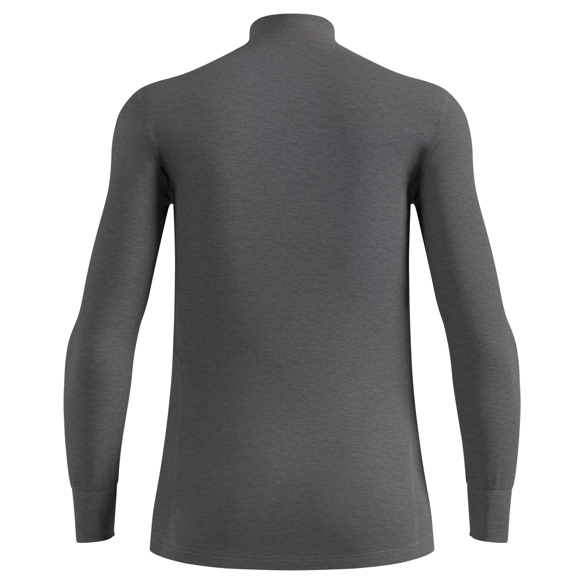 Odlo - Active Warm Base Layer Turtleneck Thermo-T-Shirt - Odlo Steel Grey Melange