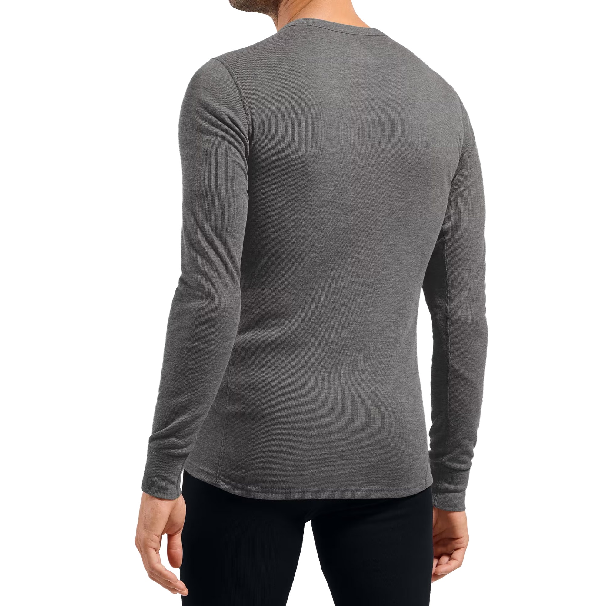 Odlo - Active Warm thermoaktives Langarm-T-Shirt - Odlo Steel Grey Melange