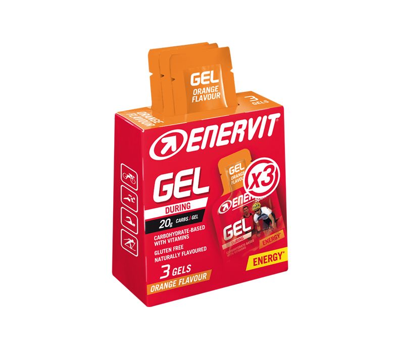 Enervit Sport - Energiegel 3 x 25 ml - Orange