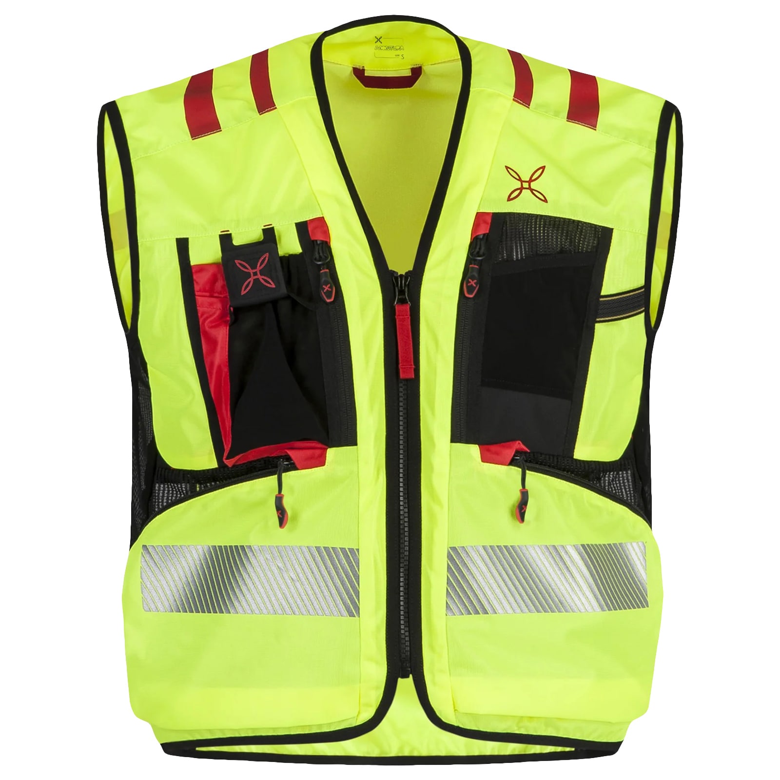 Montura - Operator Basic 2.0 Weste - Giallo Fluo/Rosso