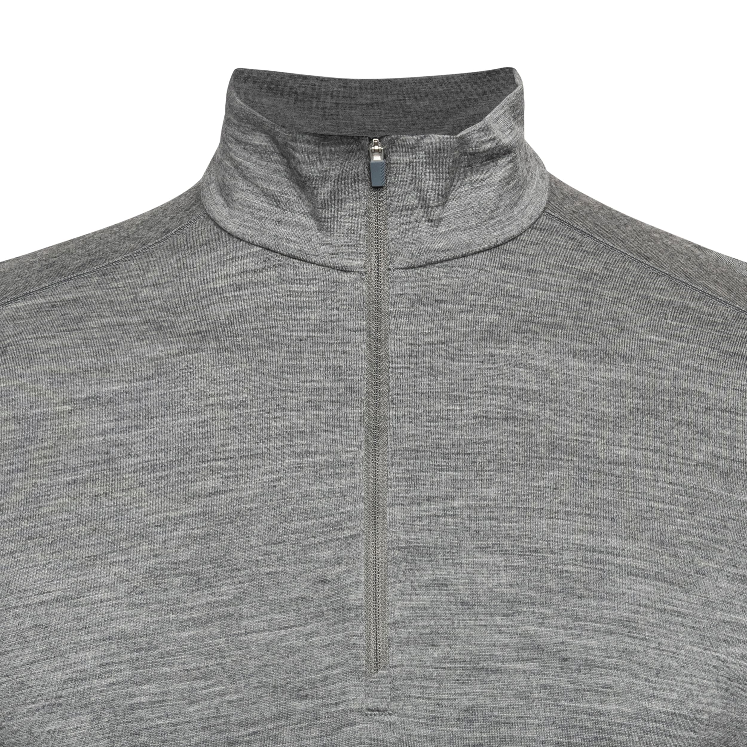 Icebreaker - Merino 200 Oasis Long Sleeve Half Zip - Thermoaktives Langarm-Shirt - Gritstone Heather