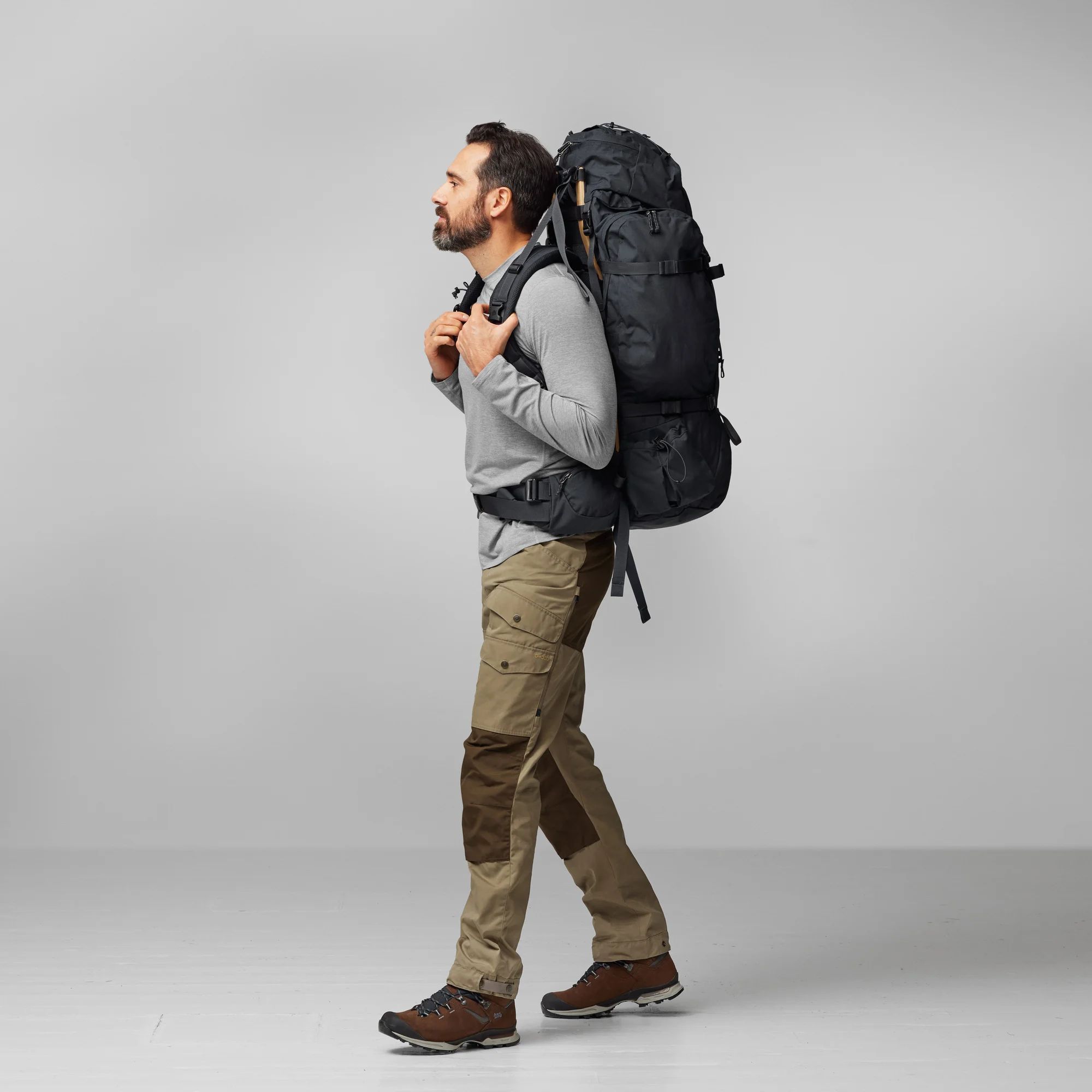 Fjallraven - Kajka M/L Rucksack 65 l - Coal Black