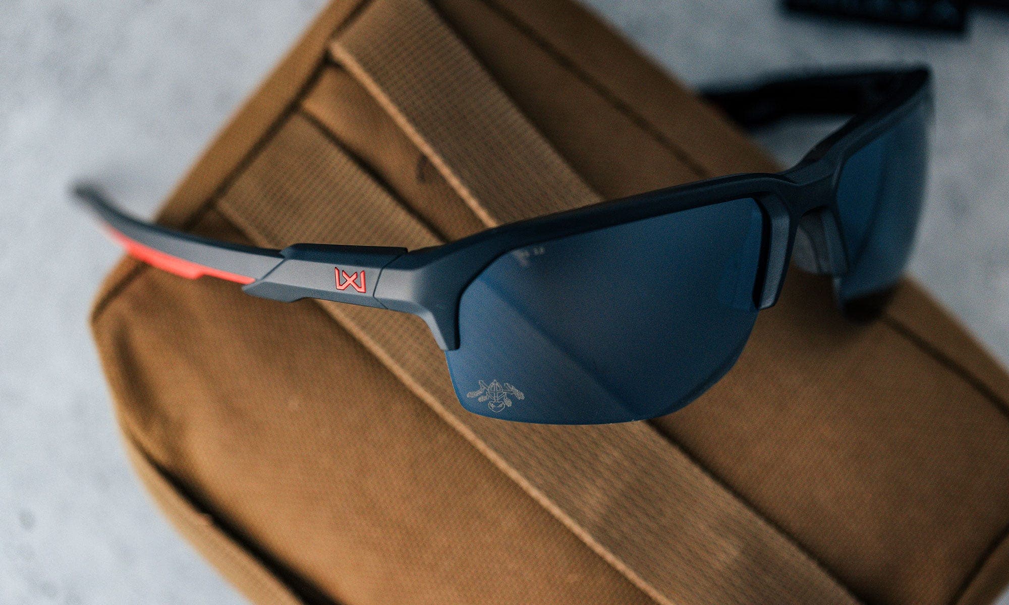 Wiley X - WX JAKL American Sniper Signature Series Brille - Captivate Black Mirror/Matte Black/Red