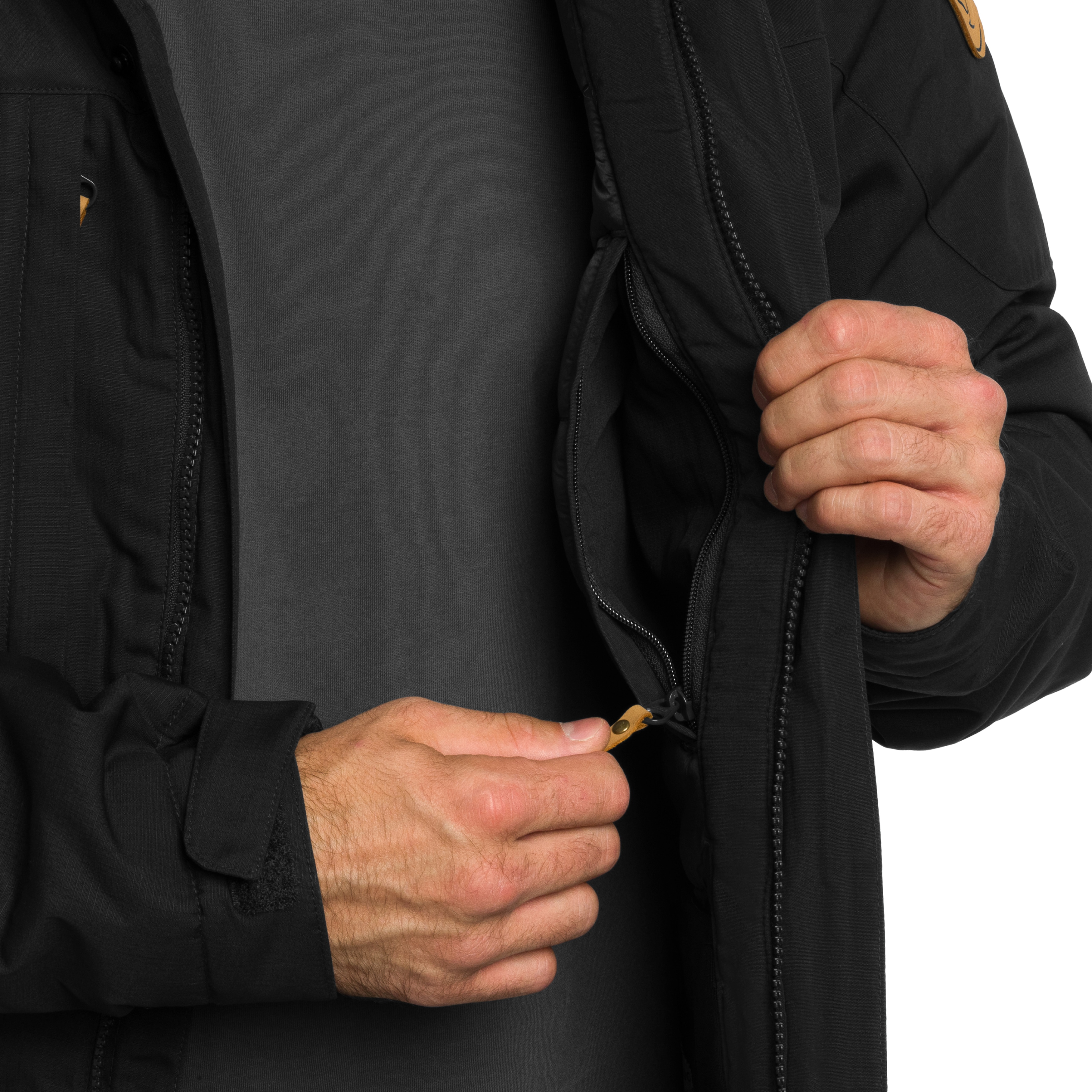 Fjallraven - Skogso Padded Jacke - Dark Grey