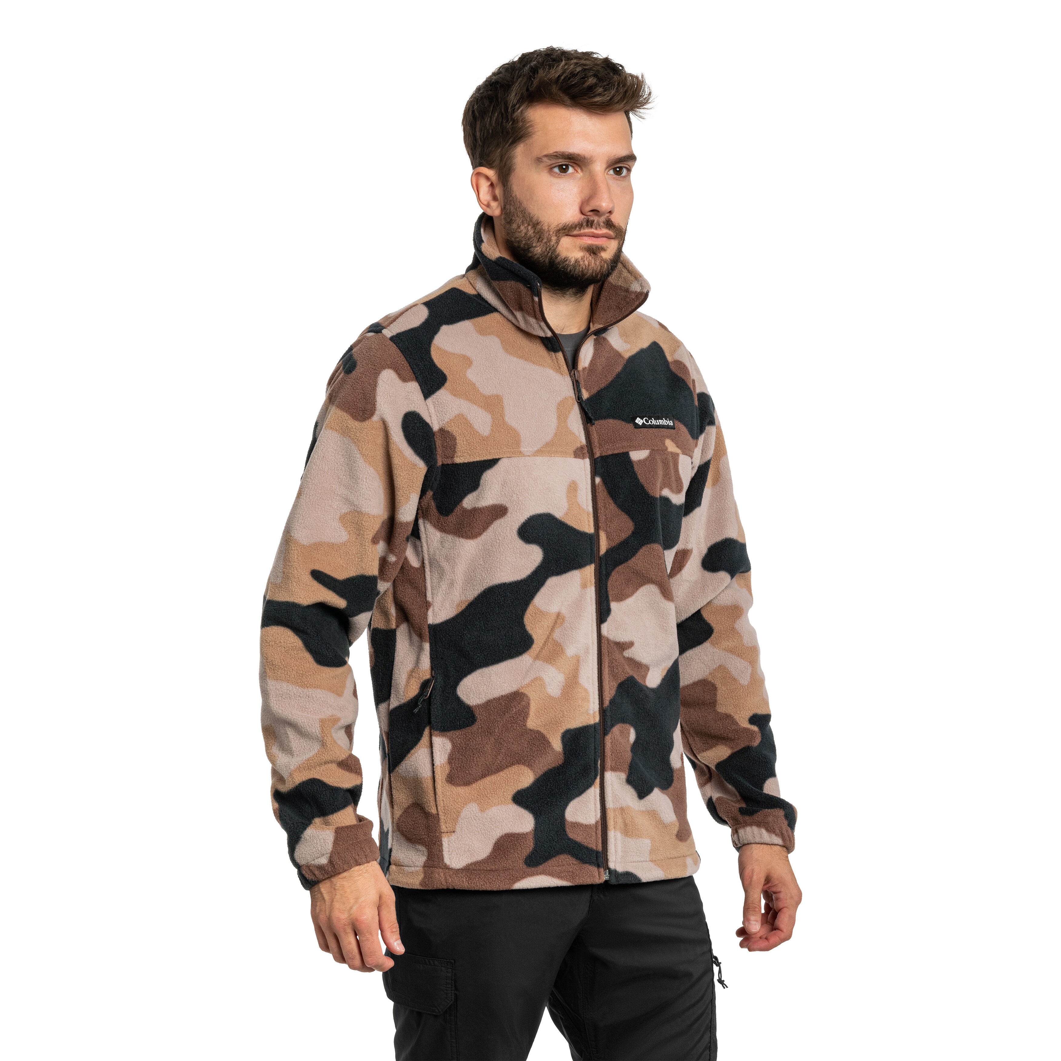Columbia - Steens Mountain Printed Jacket Fleece - Tobacco Mod Camo