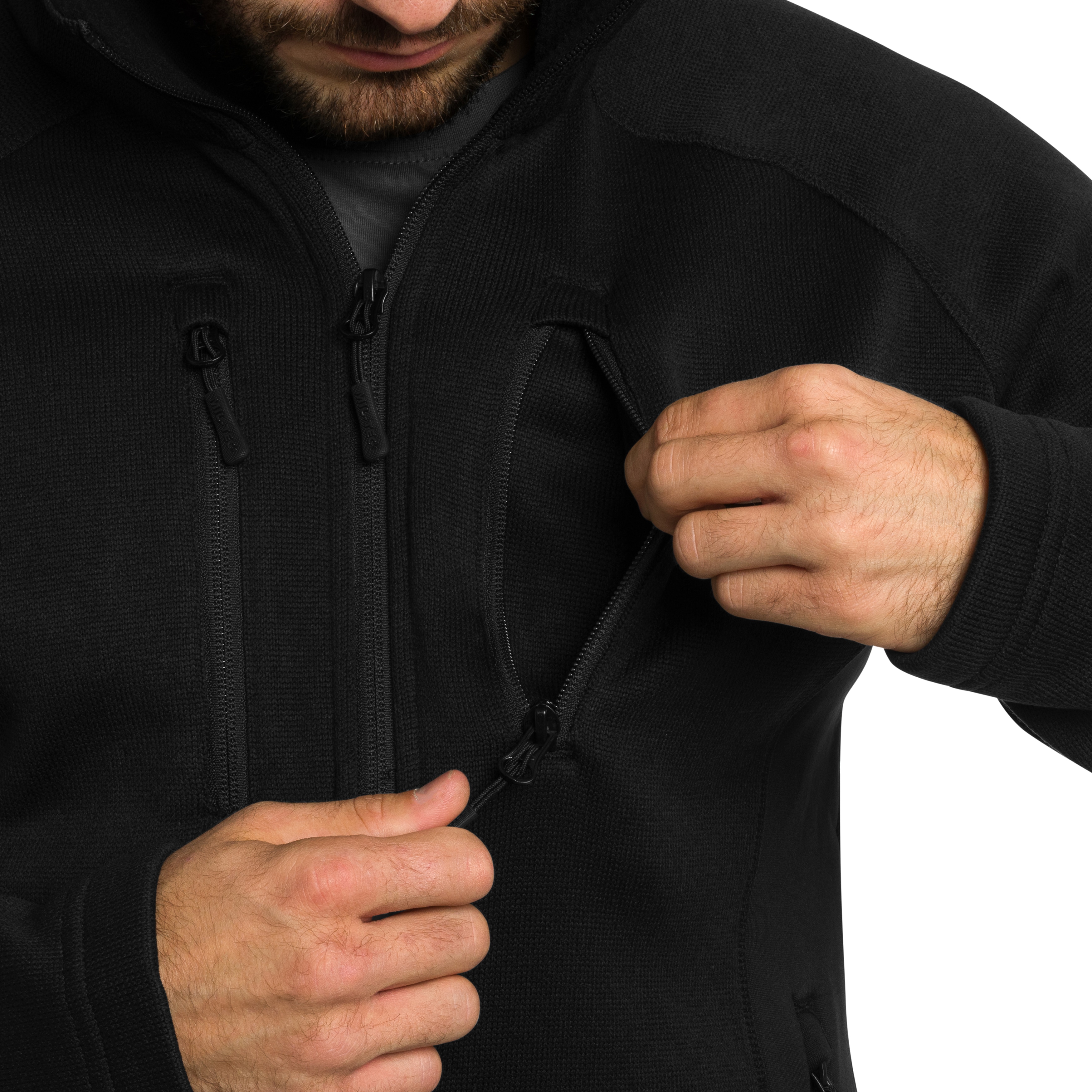 Mil-Tec - Outdoor Structure Fleece - Black
