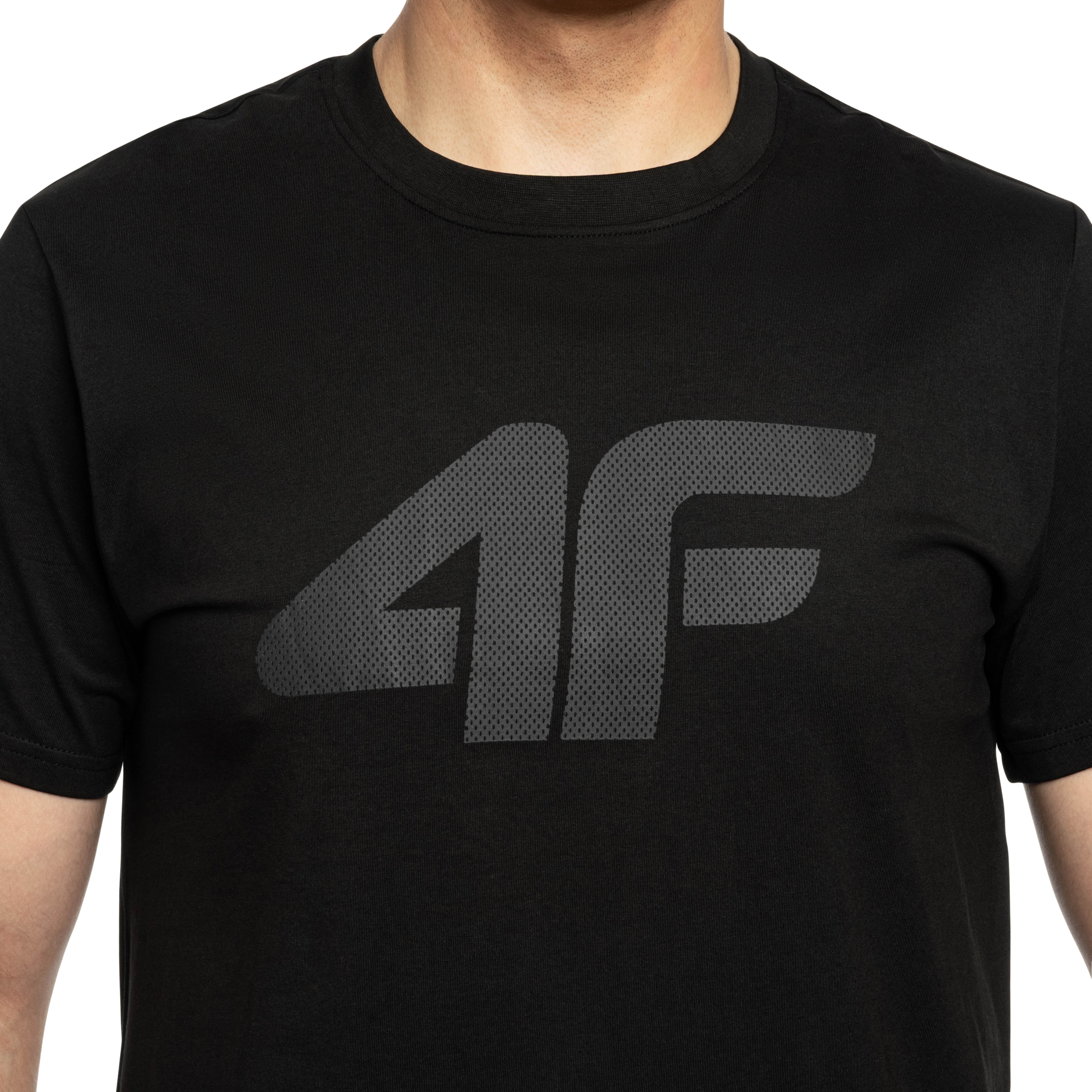 4F - TTSHM2658 T-Shirt - Tiefes Schwarz