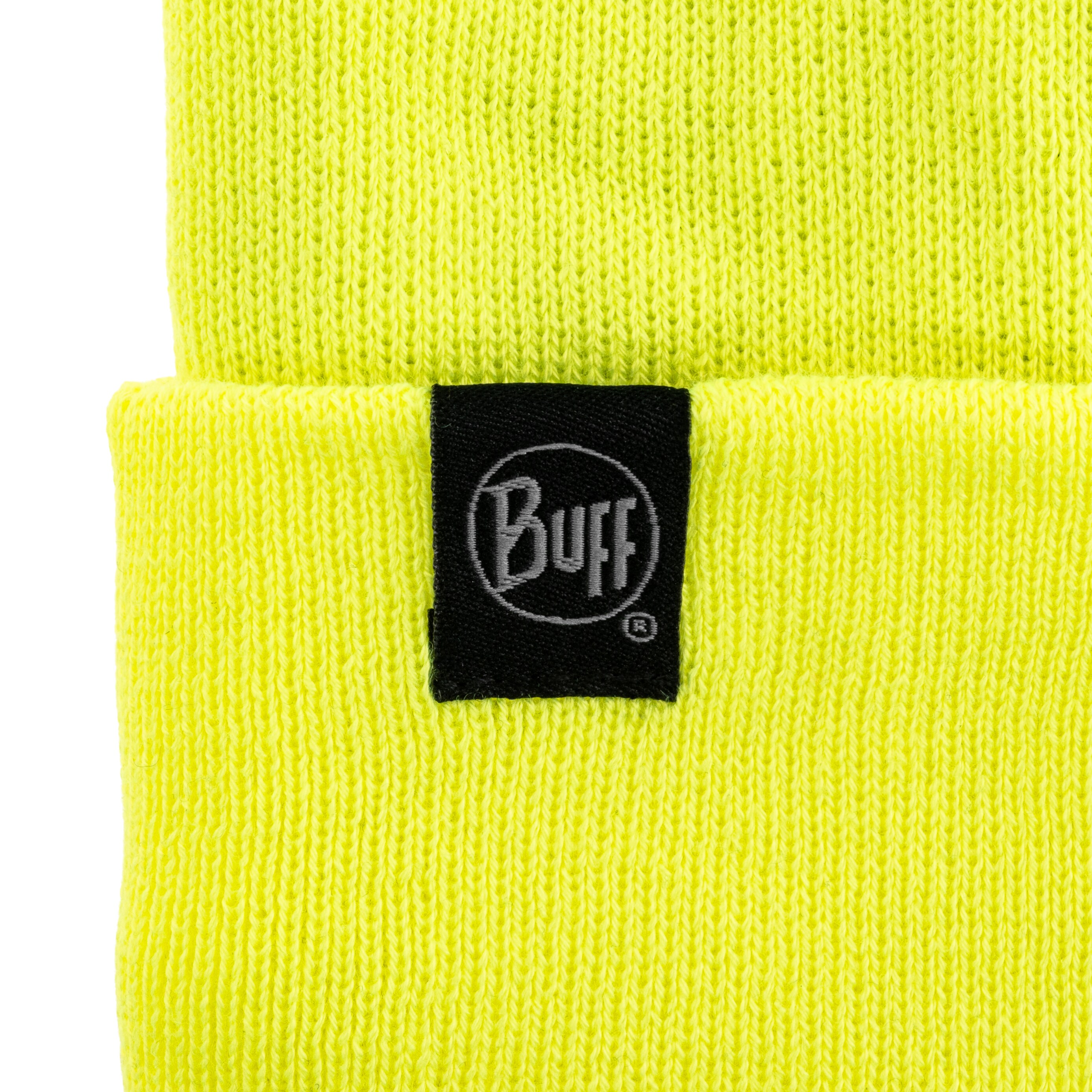 Buff - Safety Knitted Polar Beanie Fluor - Mütze - Yellow