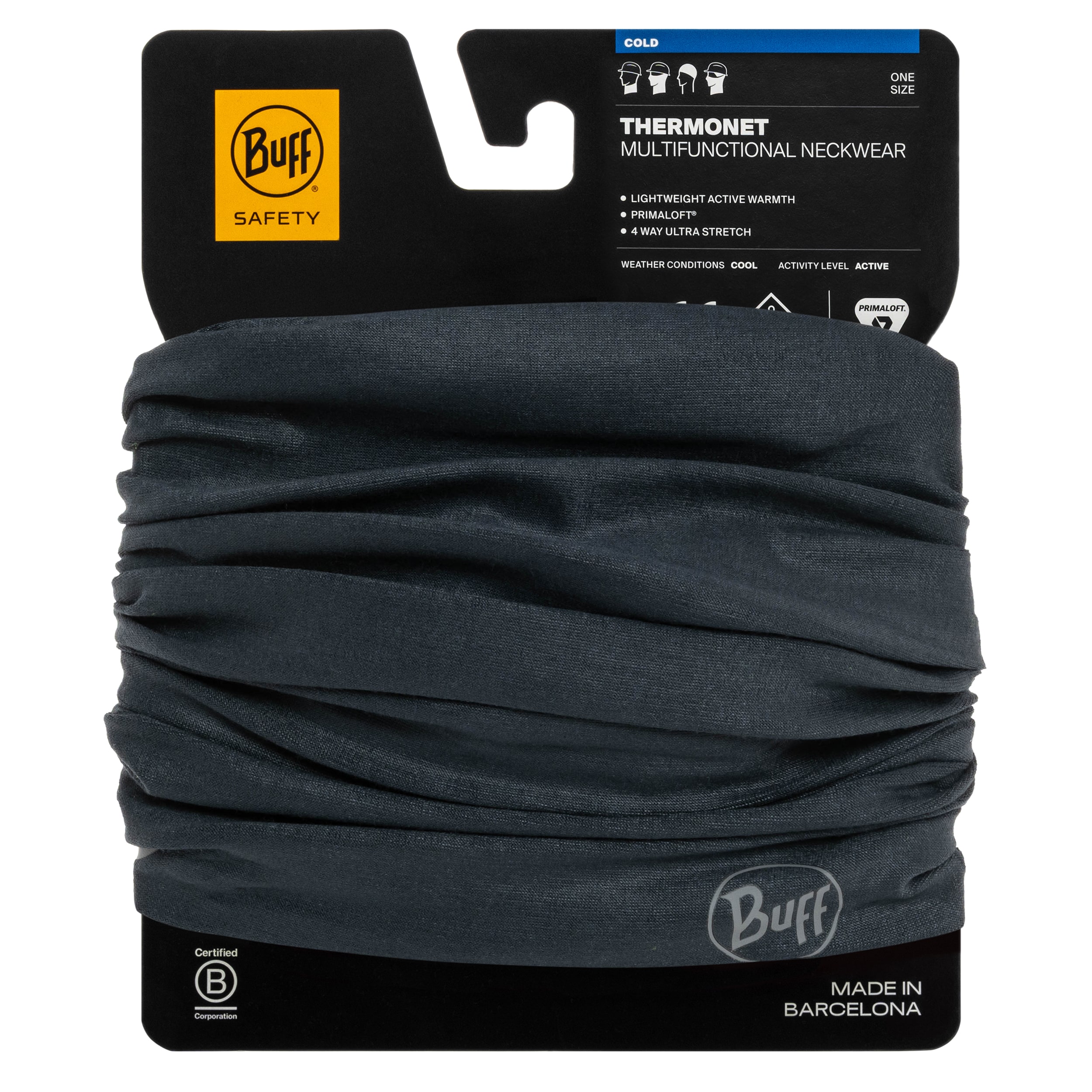 Buff - Safety Thermonet Neckwear Schlauchschal - Solid Navy