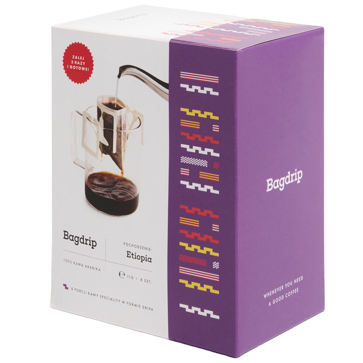 Bagdrip - Äthiopien Gemahlener Kaffee - 8 x 11g Beutel