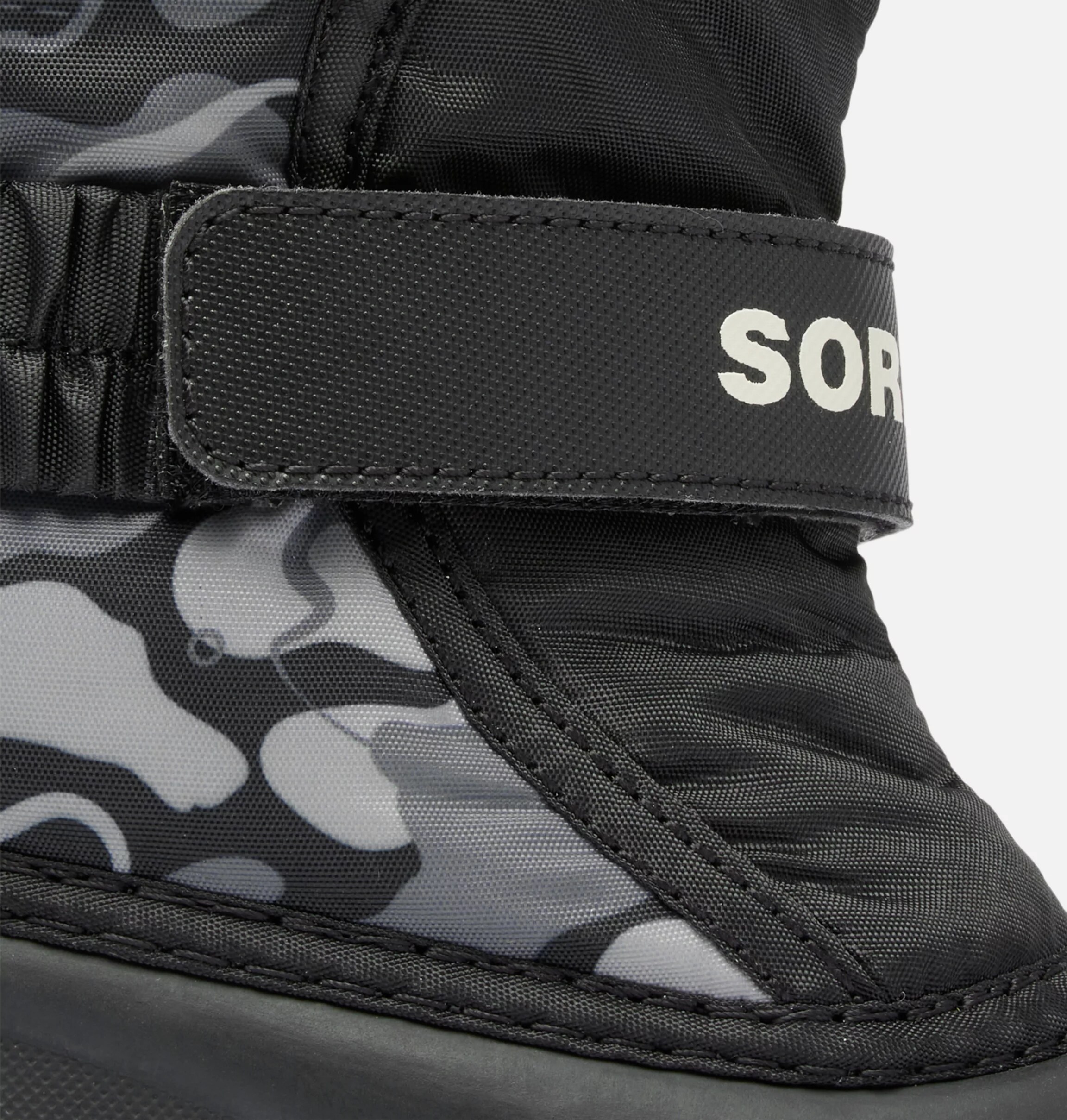 Sorel - Flurry Print Youth Boot - Kinder-Schneestiefel - Black/Quarry