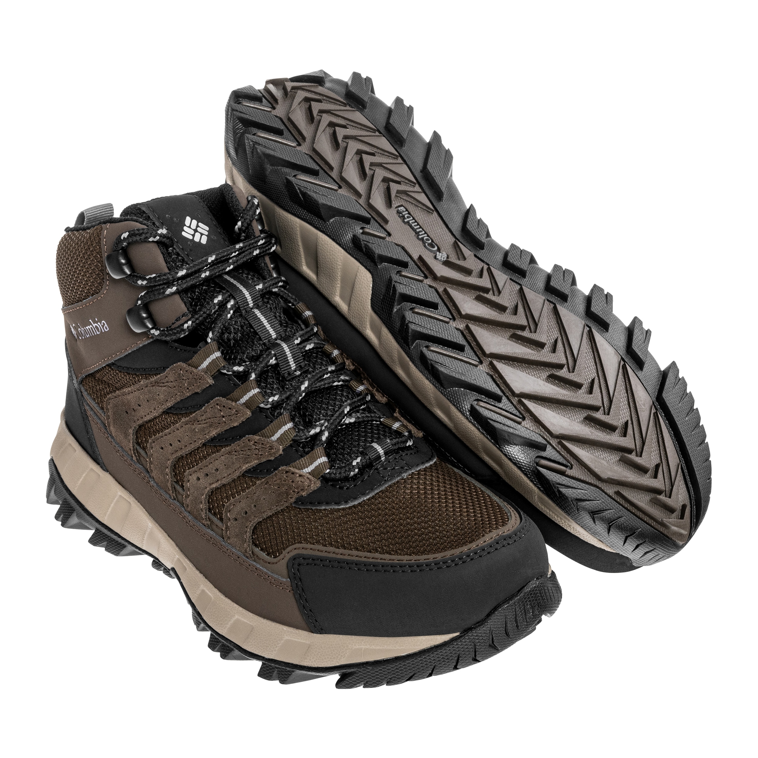 Columbia - Strata Trail Mid Waterproof Damenschuhe - Cordovan/Granite Purple