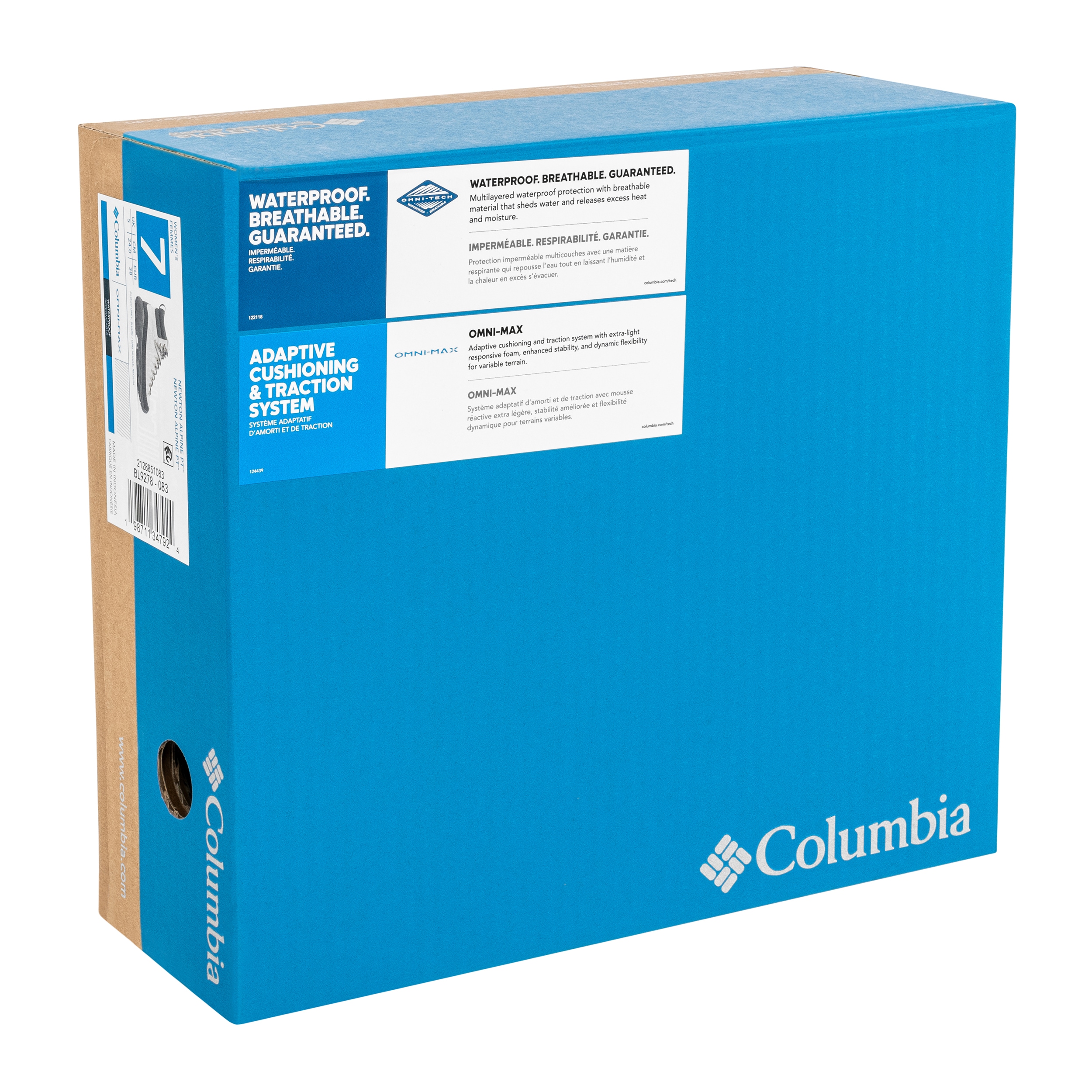 Columbia - Newton Alpine PT Damenschuhe - Cloud Grey/Shark