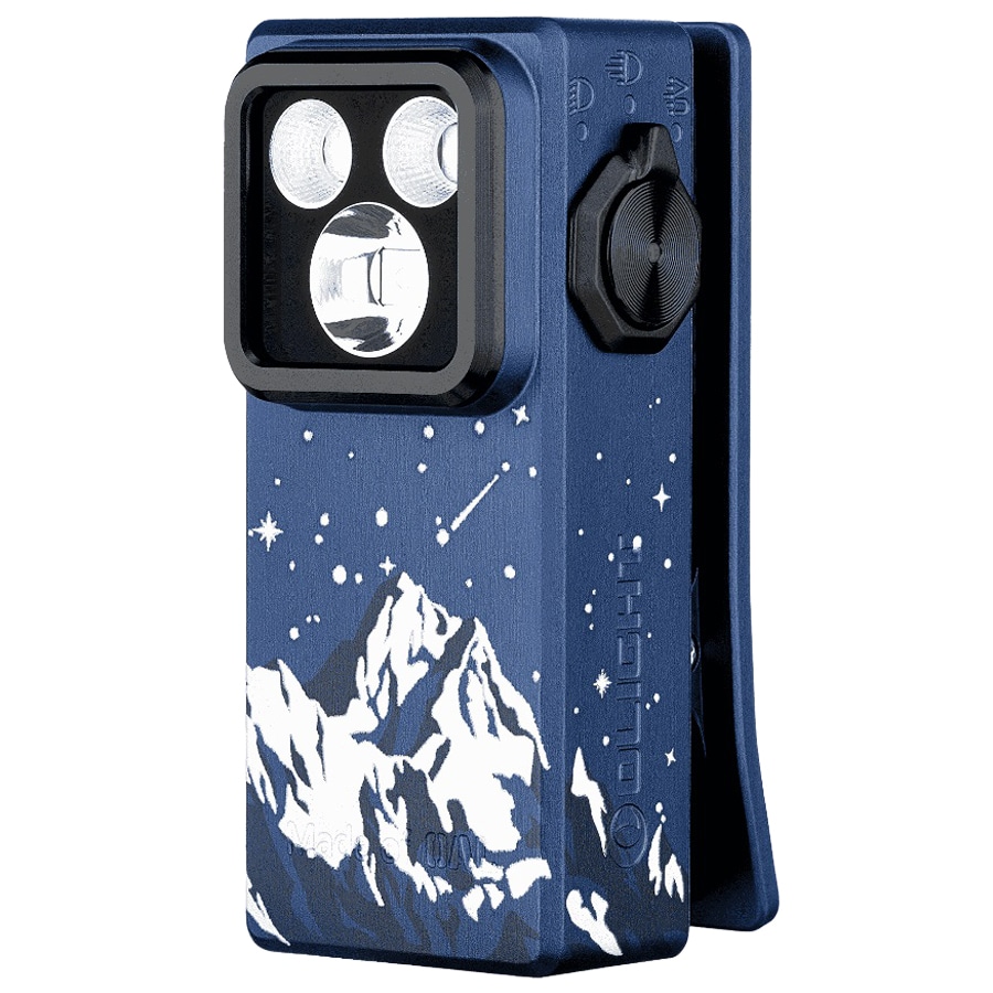 Olight - Oclip Ultra Snowy Summit Akku-Taschenlampe - 530 Lumen