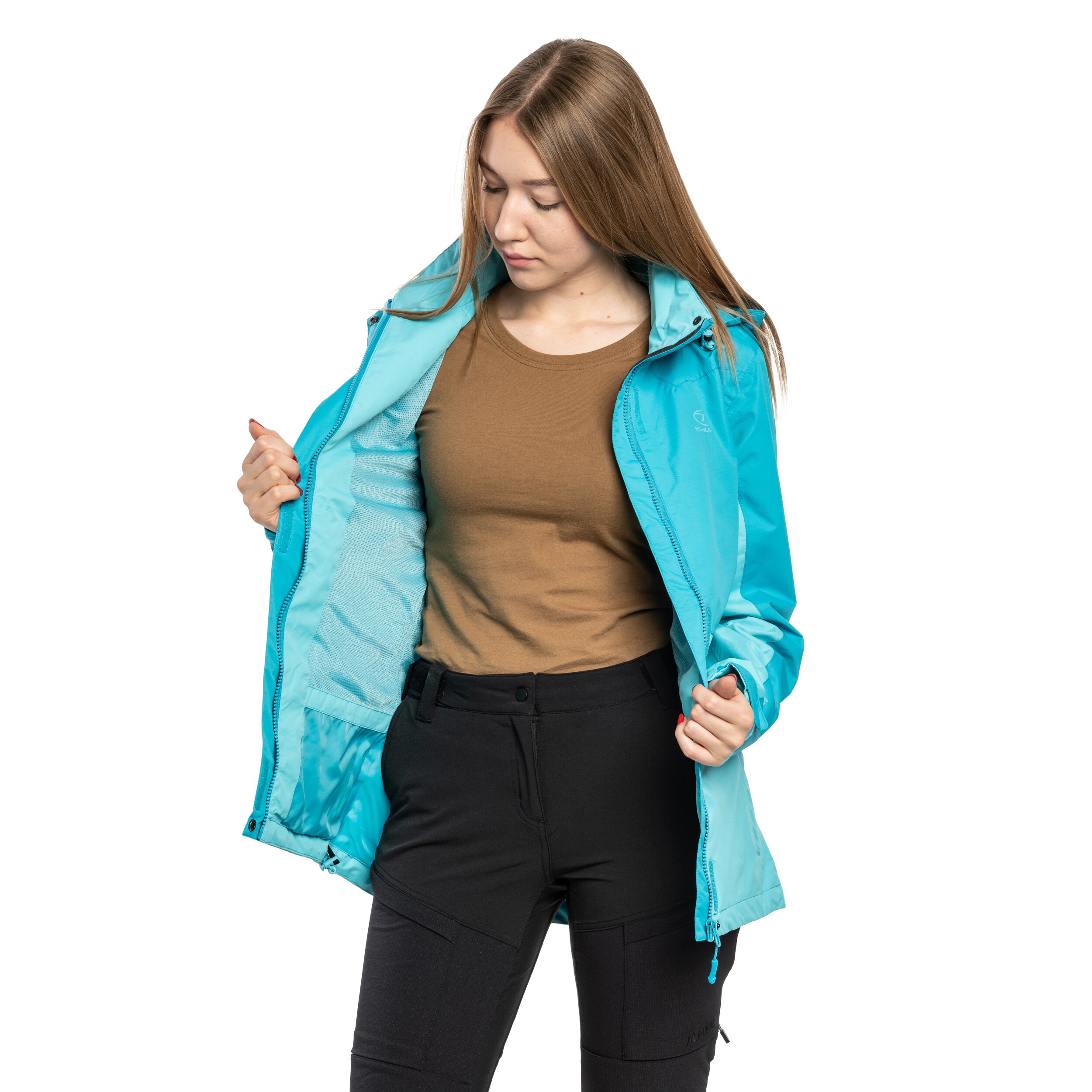 Highlander - Outdoor Canna Damenjacke - Sea Green