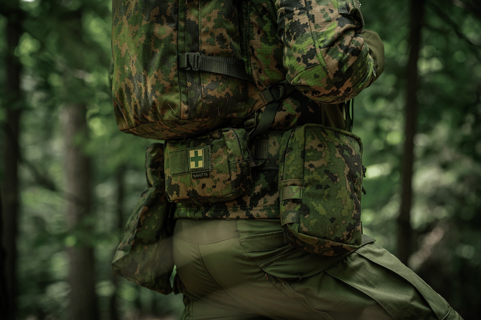 Savotta - Kukkaro Hip Pack Gürteltasche 1,5l - M05 Finnish Woodland Camo