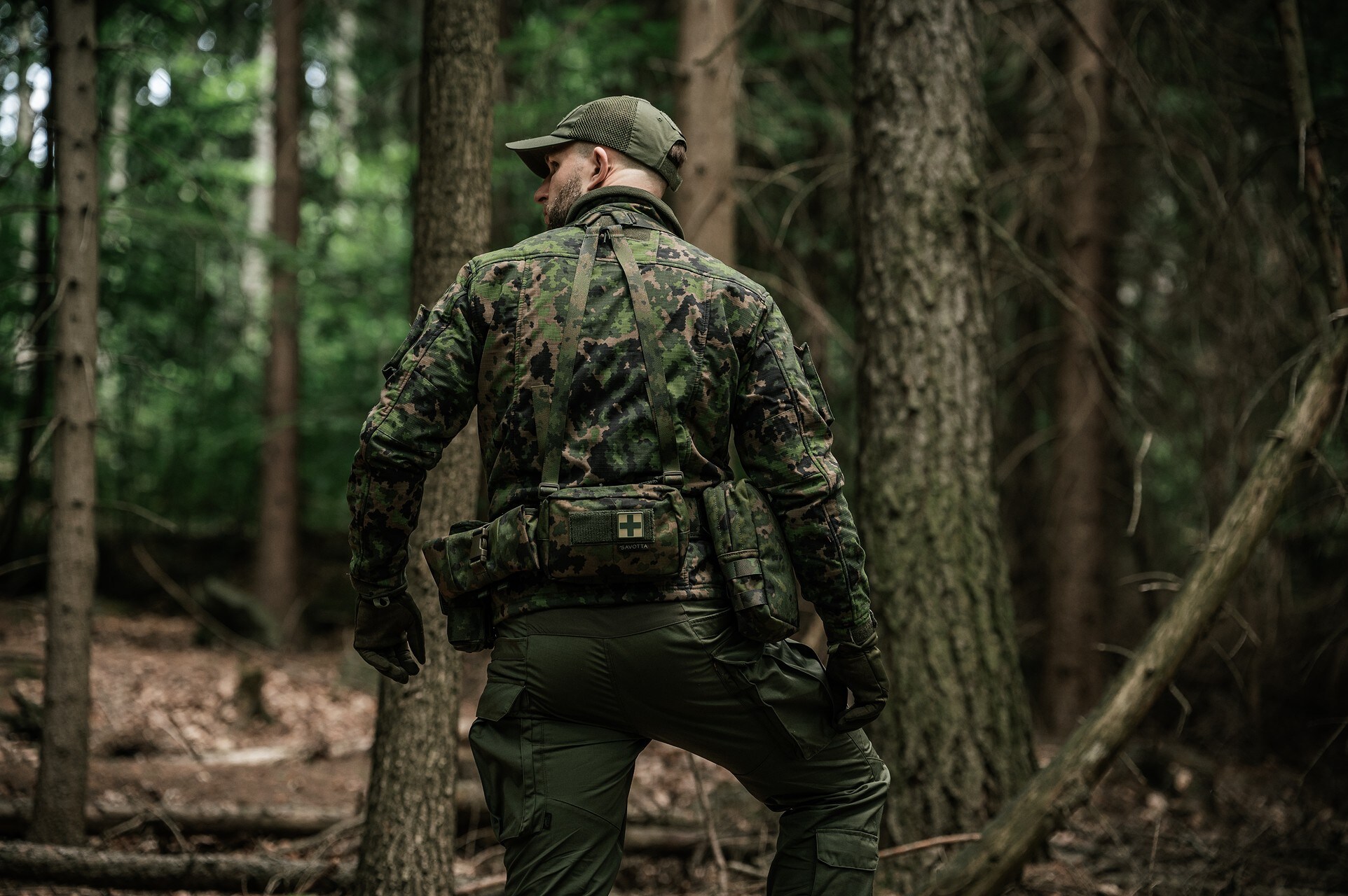 Savotta - Kukkaro Hip Pack Gürteltasche 1,5l - M05 Finnish Woodland Camo