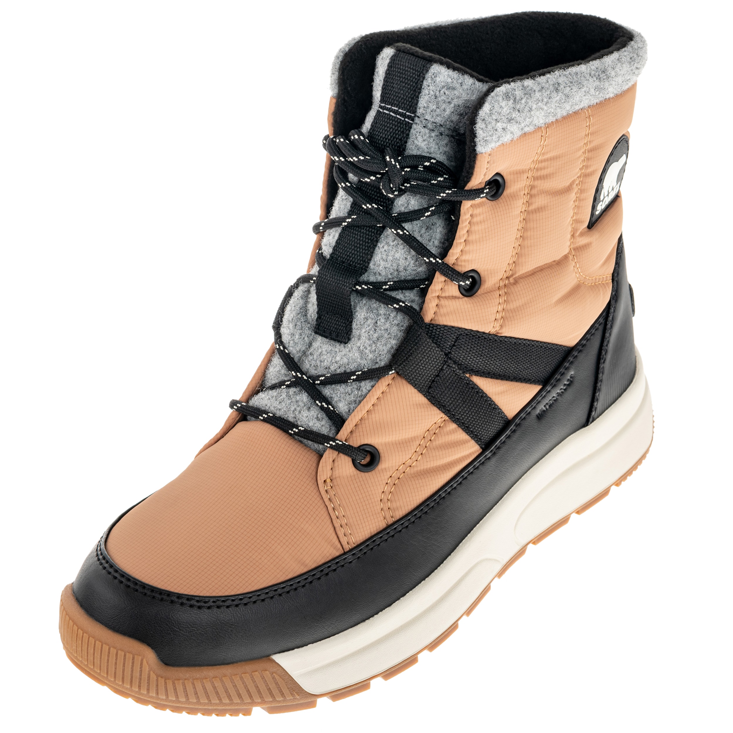 Sorel - Whitney III Mid Waterproof Damenschuhe - Tawny Buff/Black