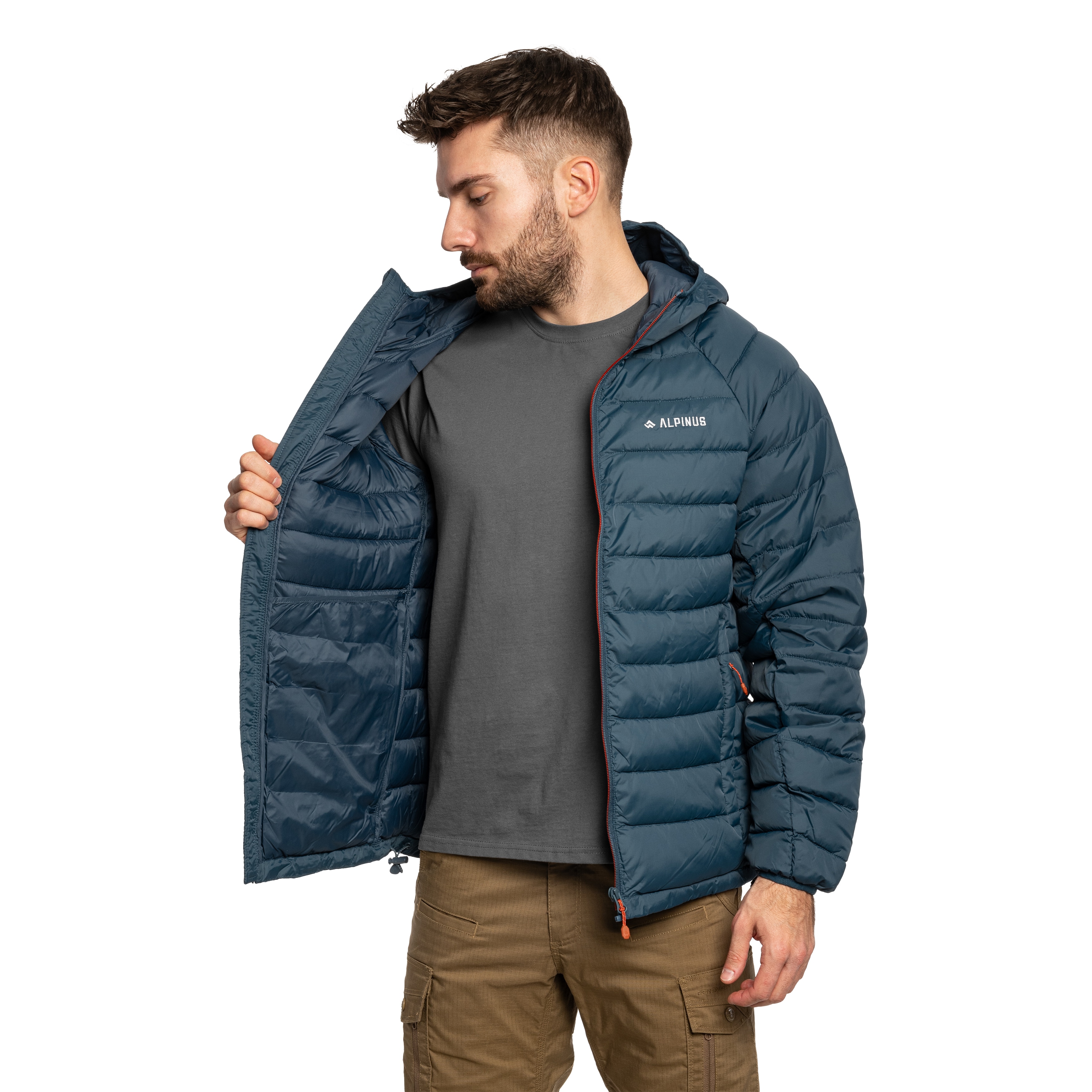 Alpinus - Hozat Jacke - Grau-Dunkelblau