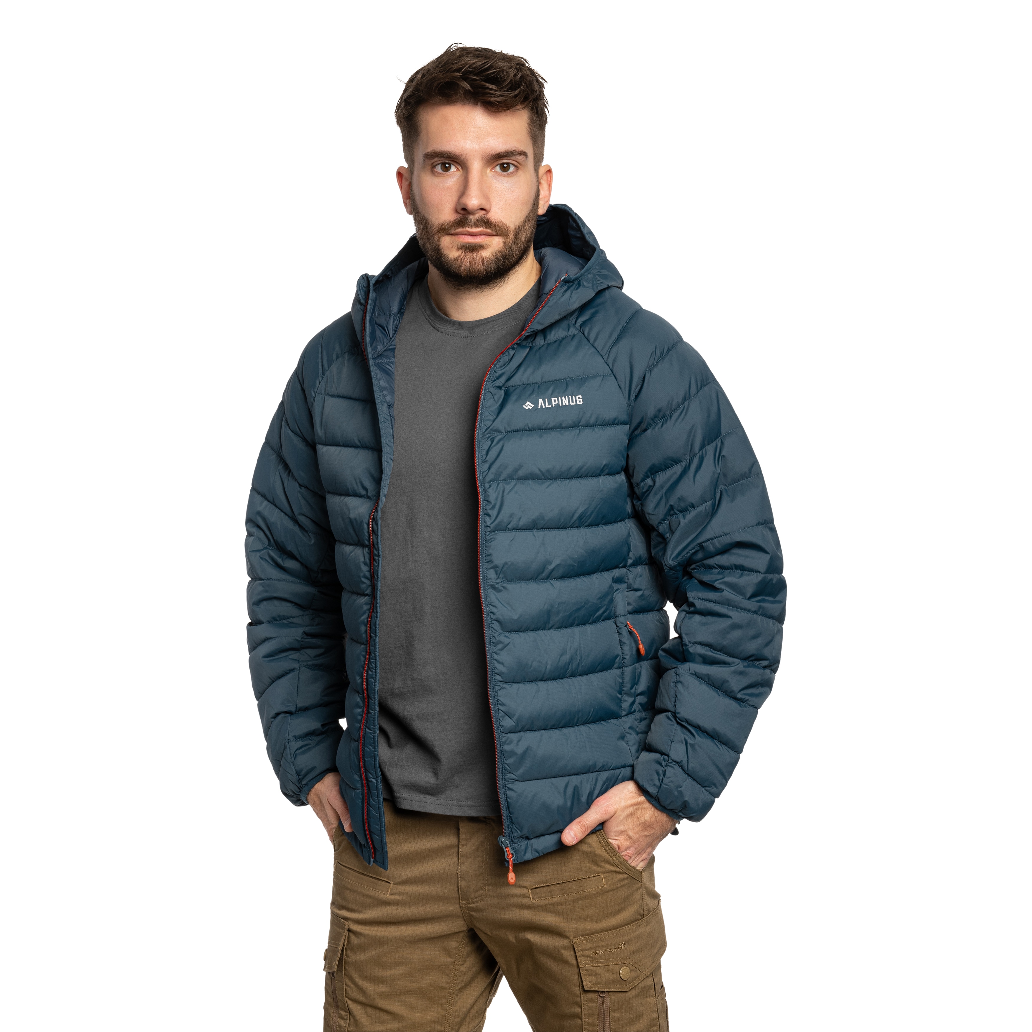 Alpinus - Hozat Jacke - Grau-Dunkelblau