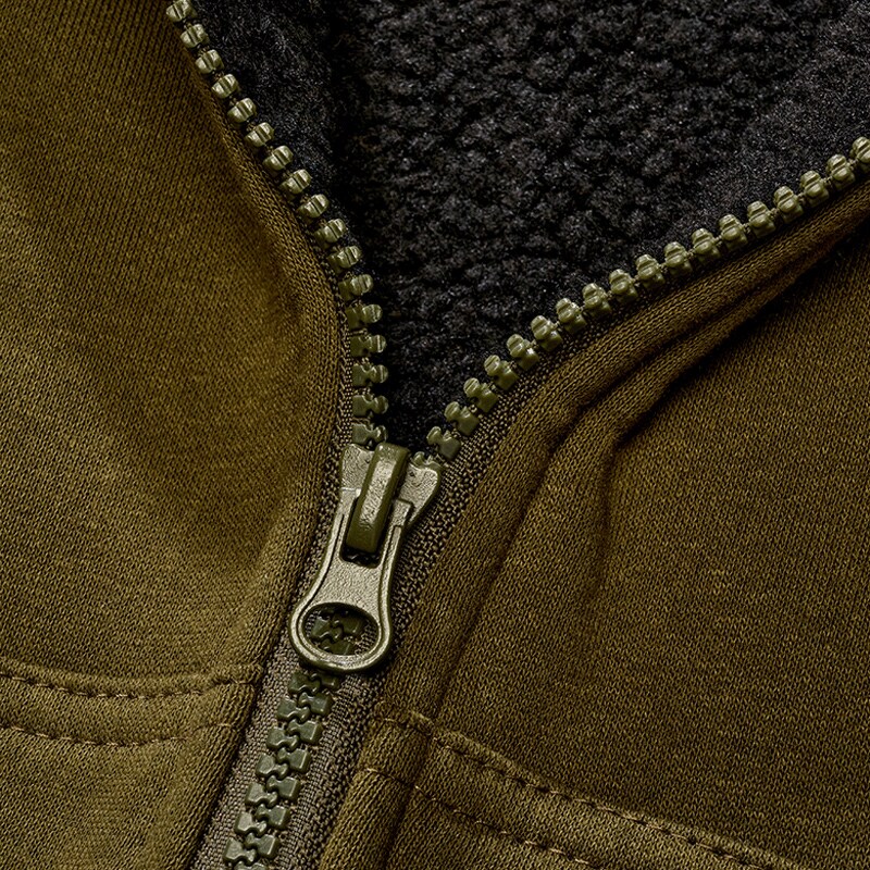 Brandit - Sweatjacket Teddylining Sweatshirt - Olive