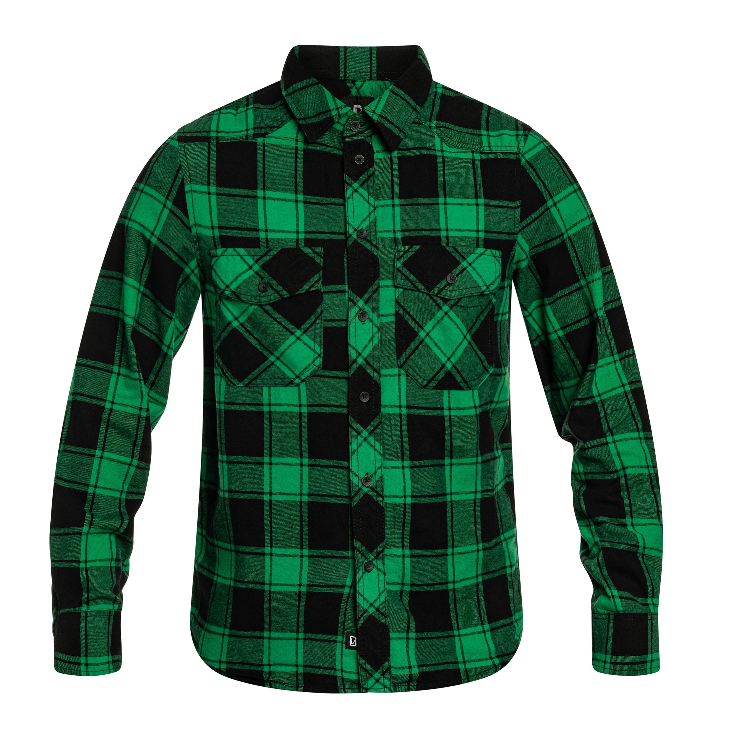 Brandit - Check Shirt Hemd - Green/Black