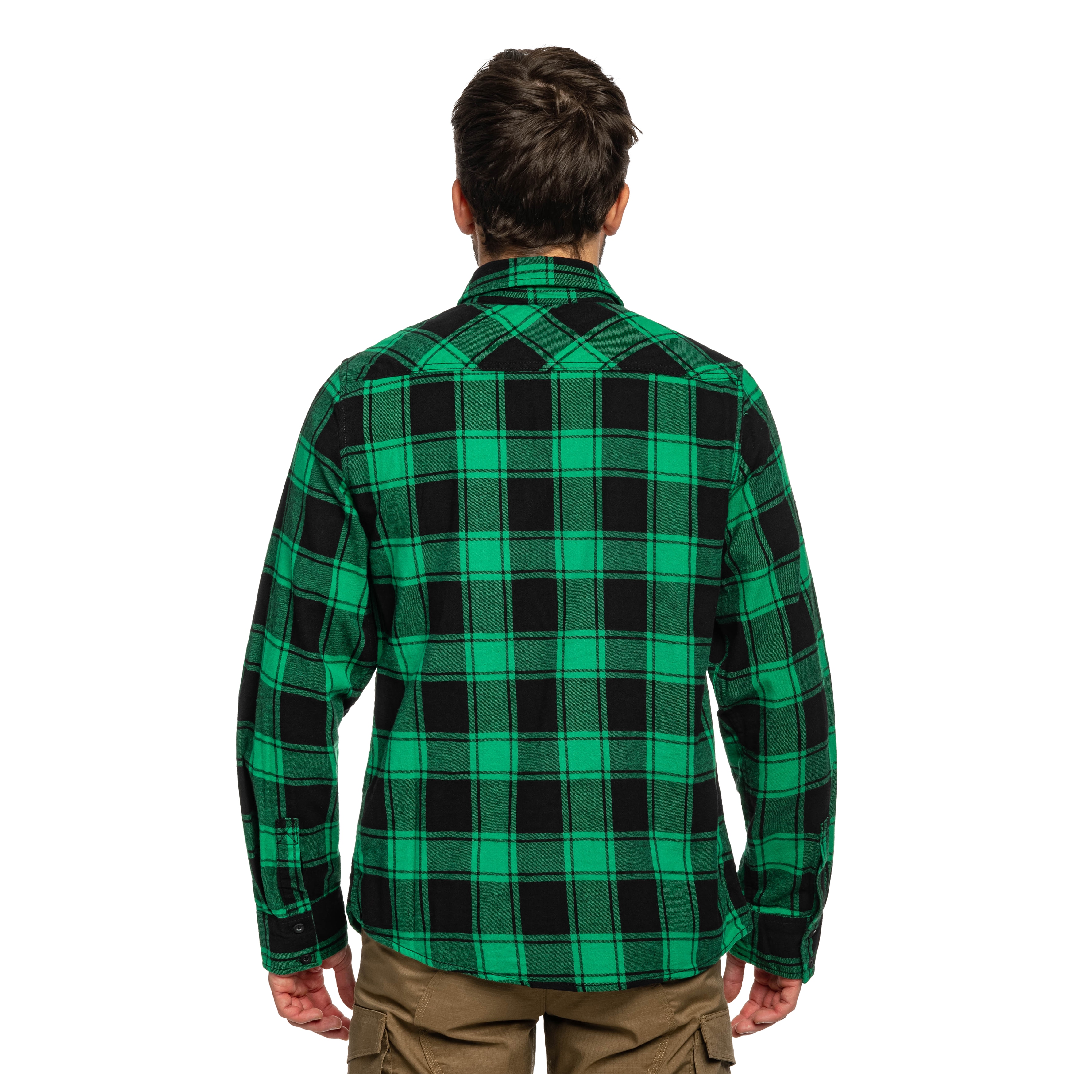 Brandit - Check Shirt Hemd - Green/Black
