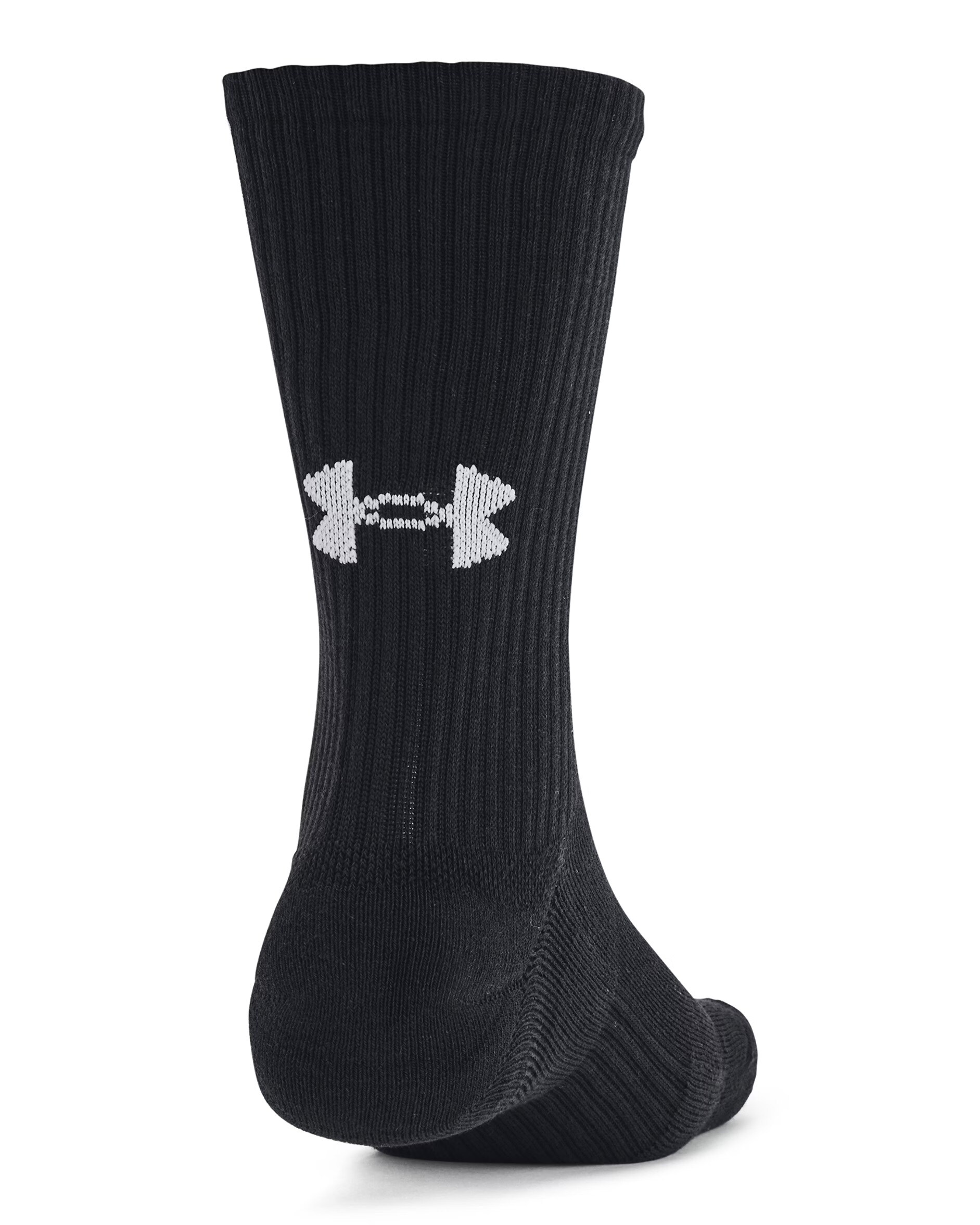 Under Armour - Training Cotton Black/White Socken - 3 Paare