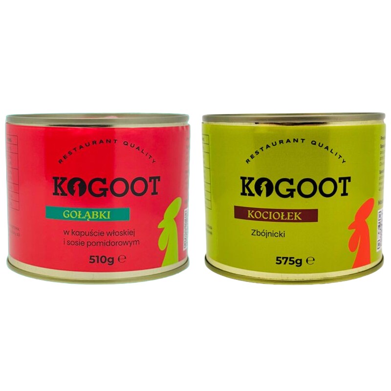 Kogoot - Konservierte Lebensmittel - Kohlrouladen 510 g, Eintopf 575 g