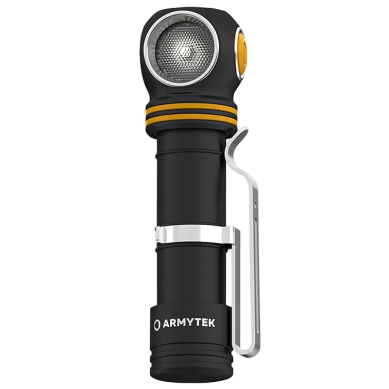 Armytek - Elf C2 USB-C White PCB Stirn- und Winkeltaschenlampe - 1100 Lumen