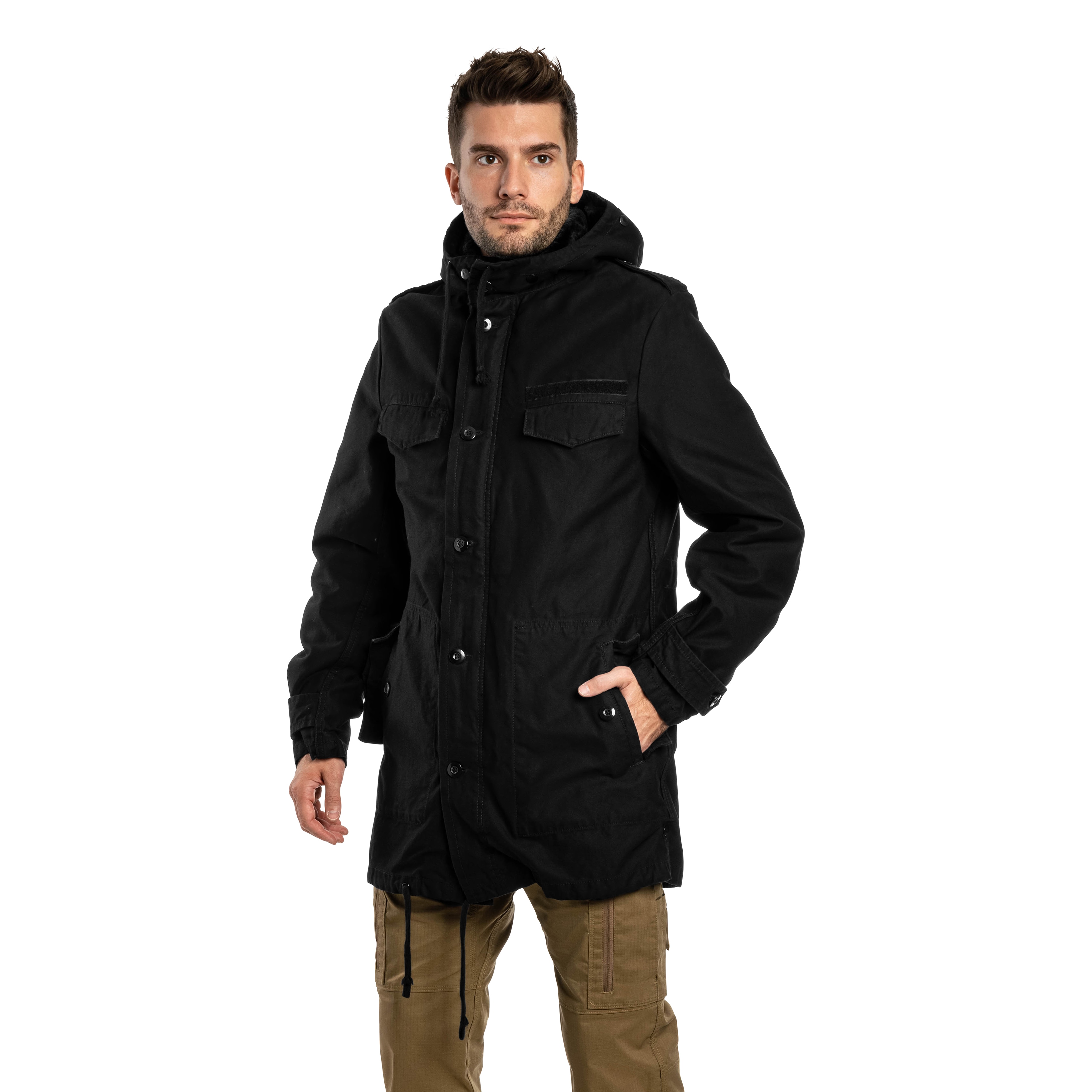 Brandit - BW Parka Heavy Jacke - Black