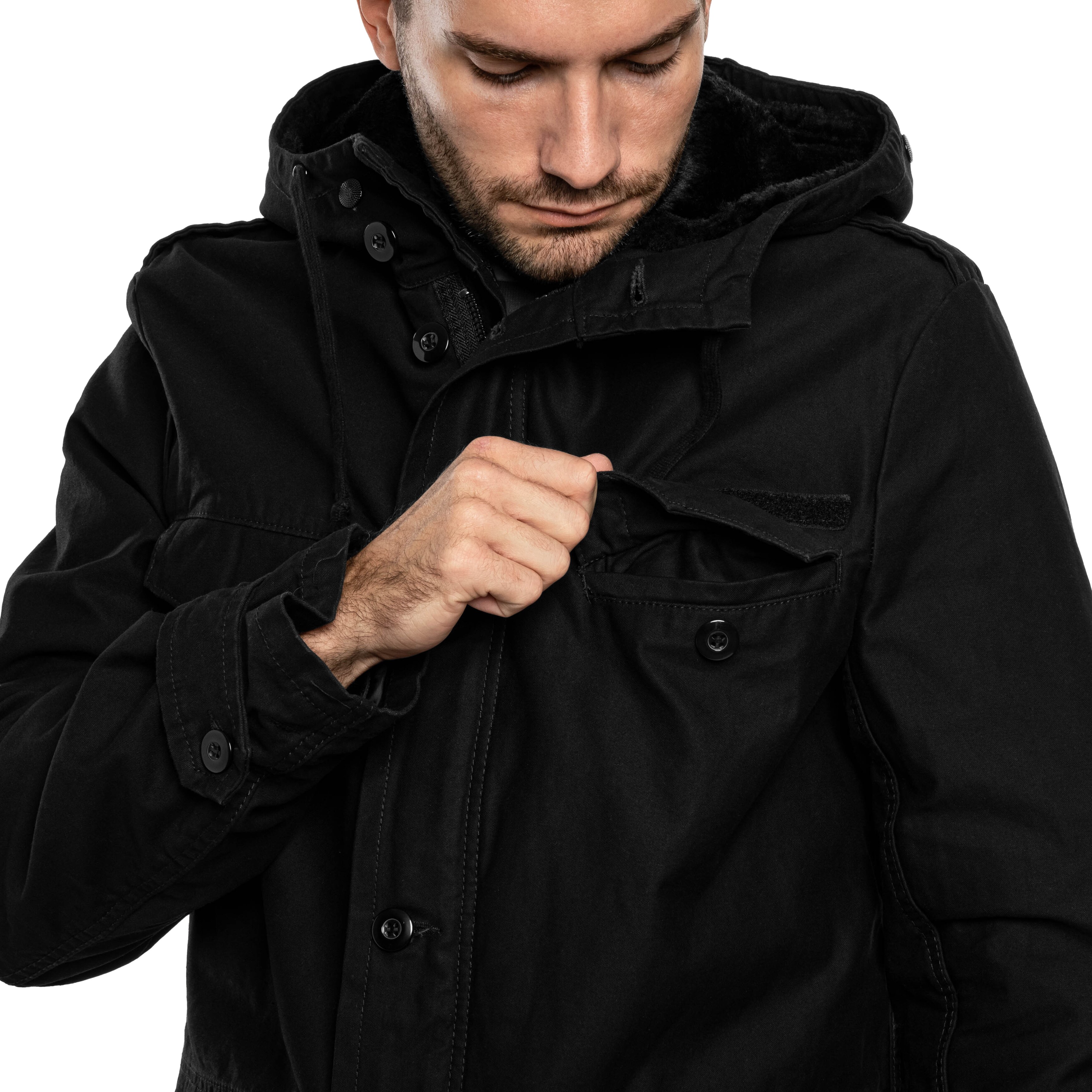 Brandit - BW Parka Heavy Jacke - Black
