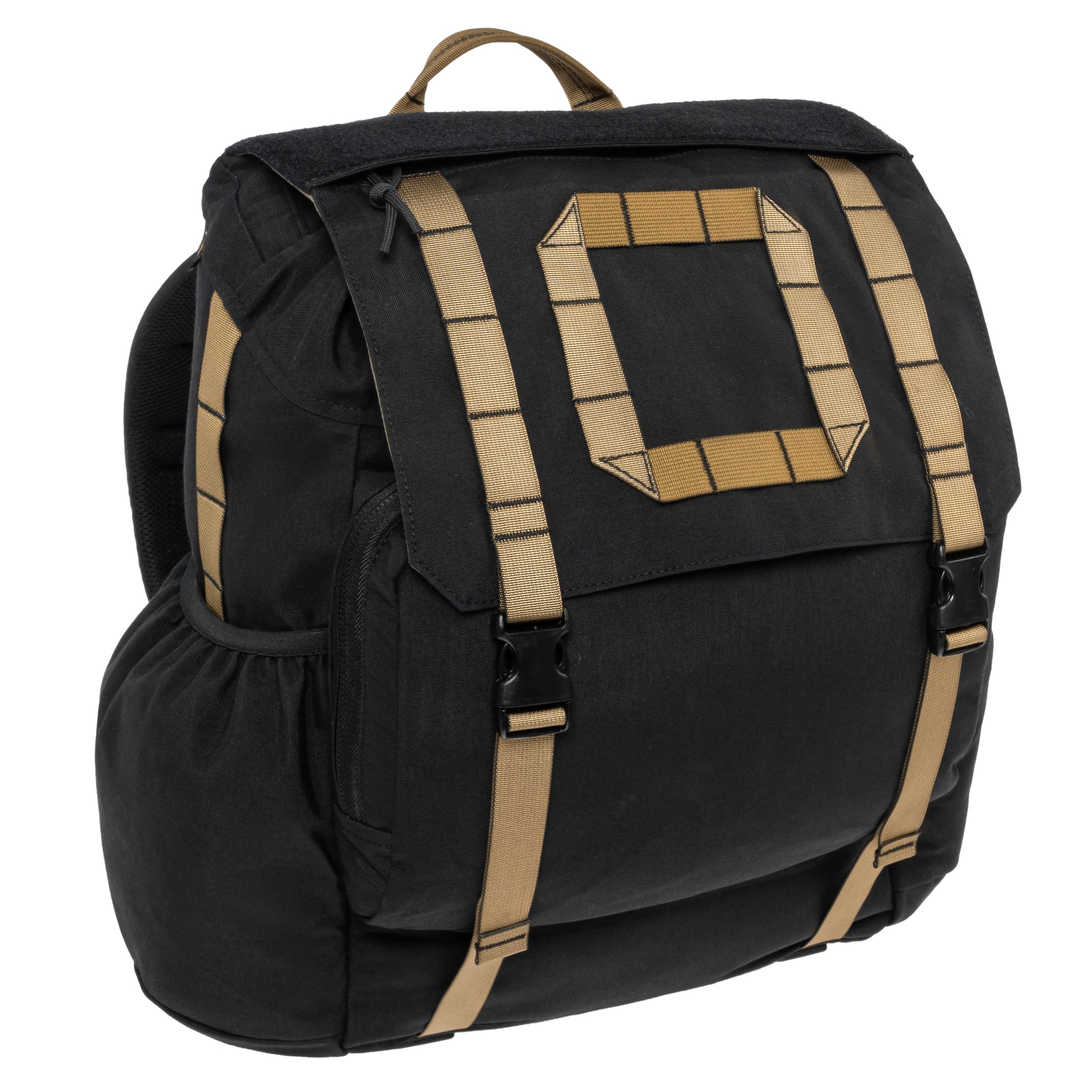 Wisport - Cube Quadratischer Rucksack 20 l - Black/Coyote Brown