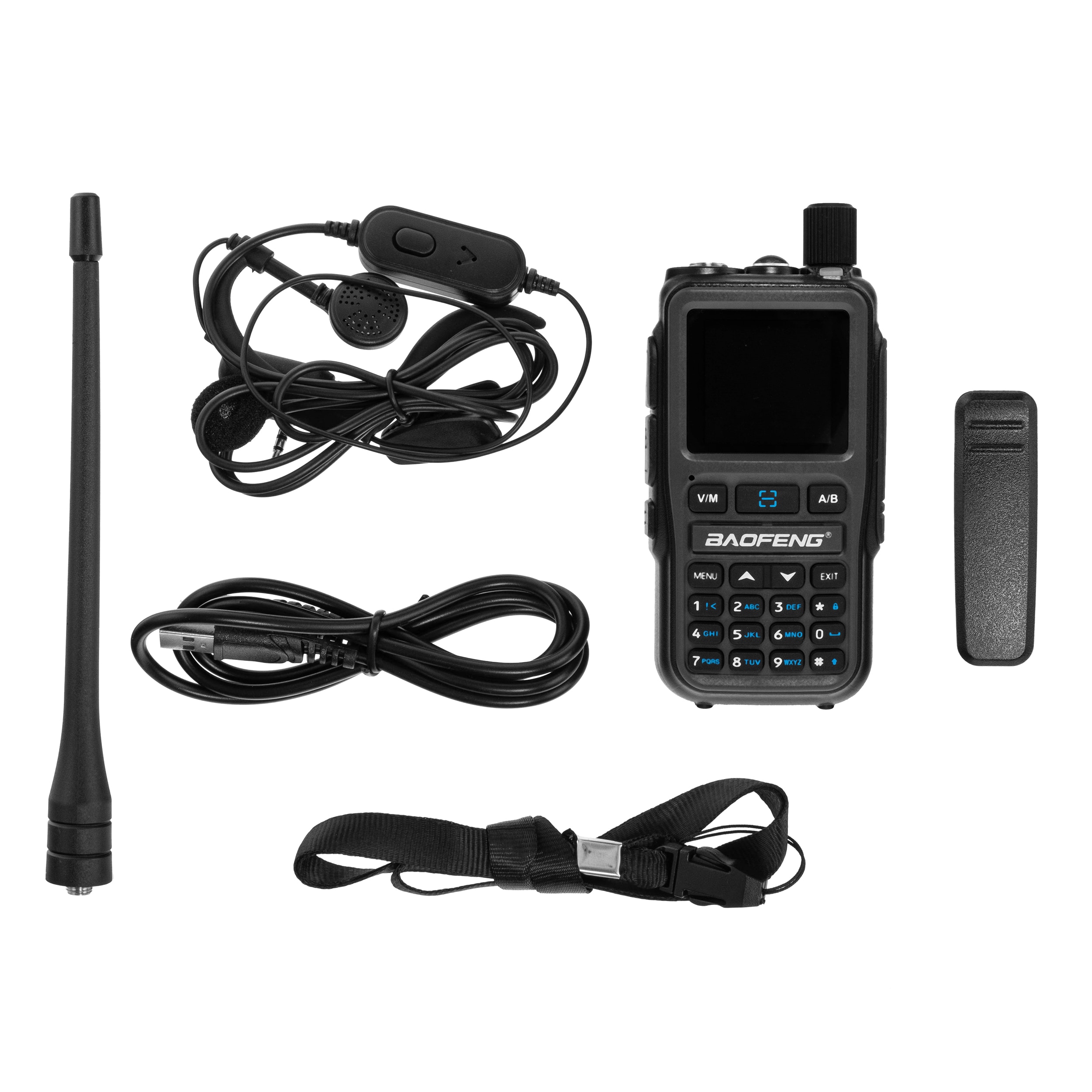 Baofeng - UV-5R EU Mini Funkgerät 1600 mAh - Grey