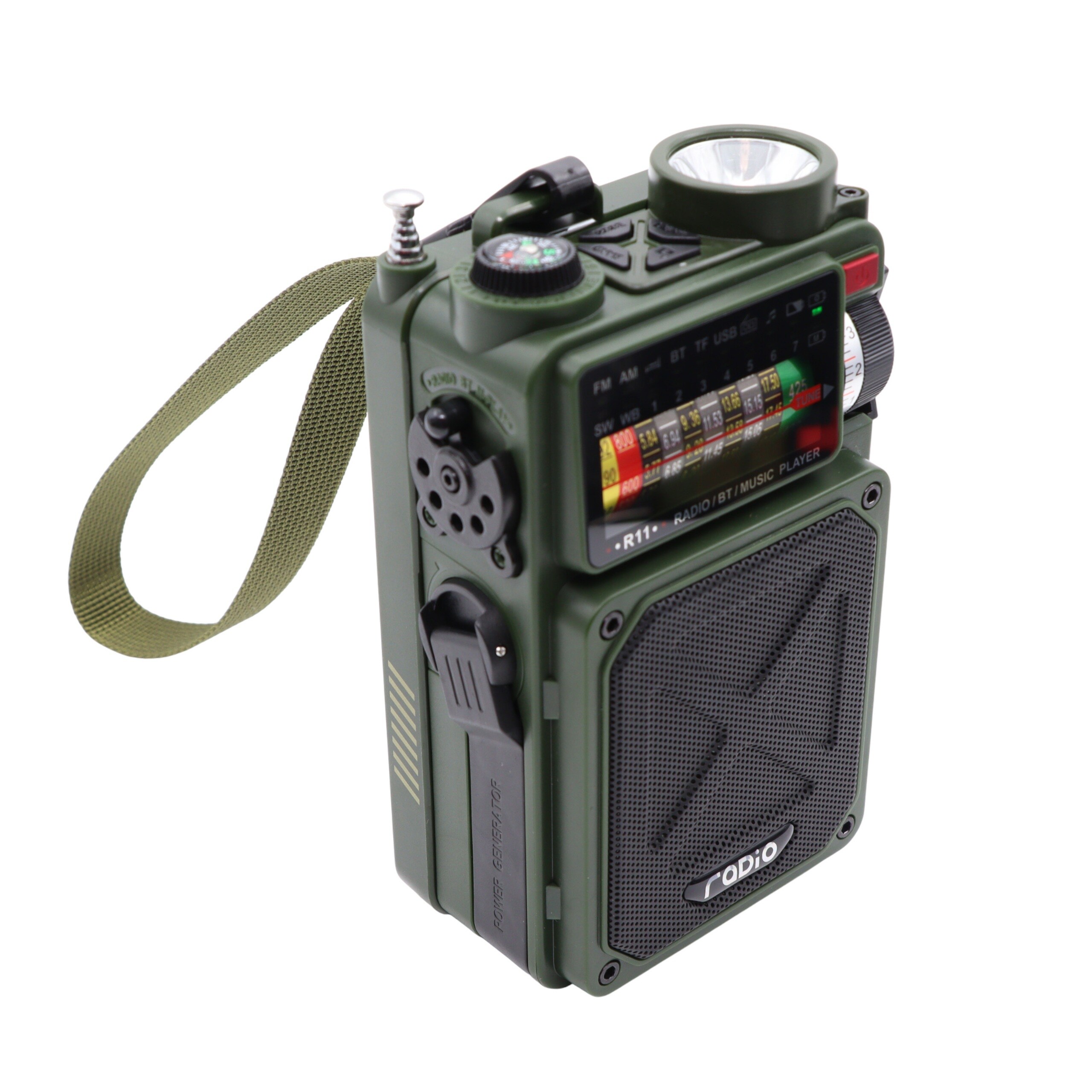 JB Tacticals - JB-08 Notfallradio - Green