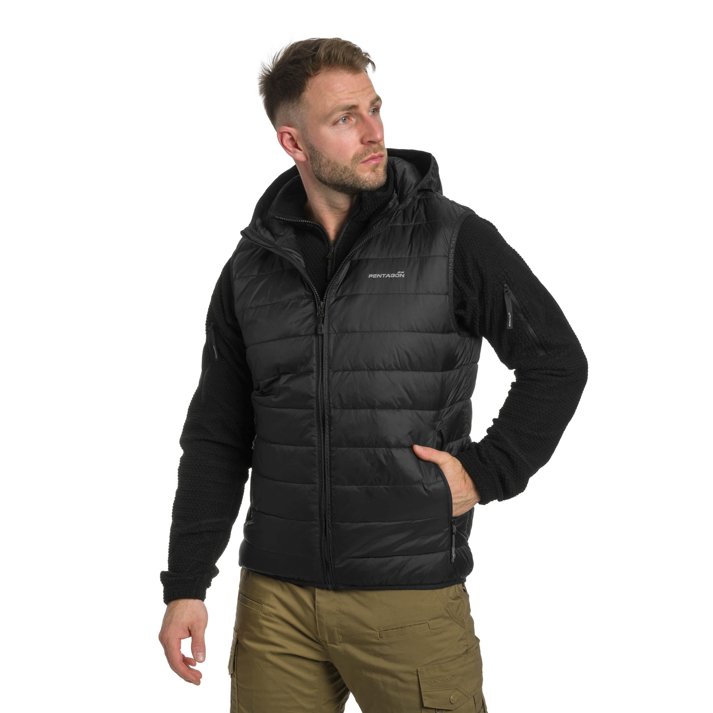 Pentagon - Aurora Hood Vest 2.0 Weste - Black