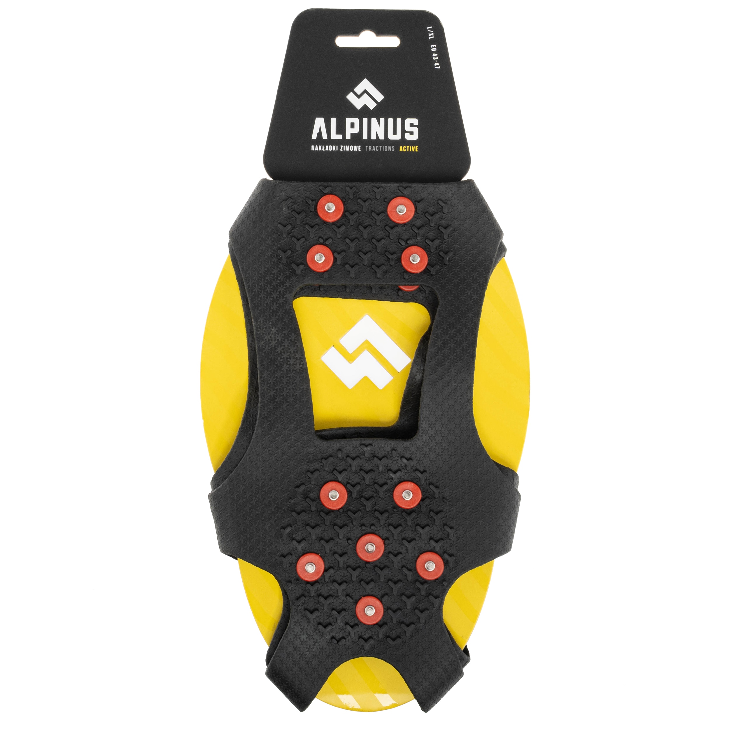 Alpinus - Hrebienok Anti-Rutsch-Aufsätze - Black