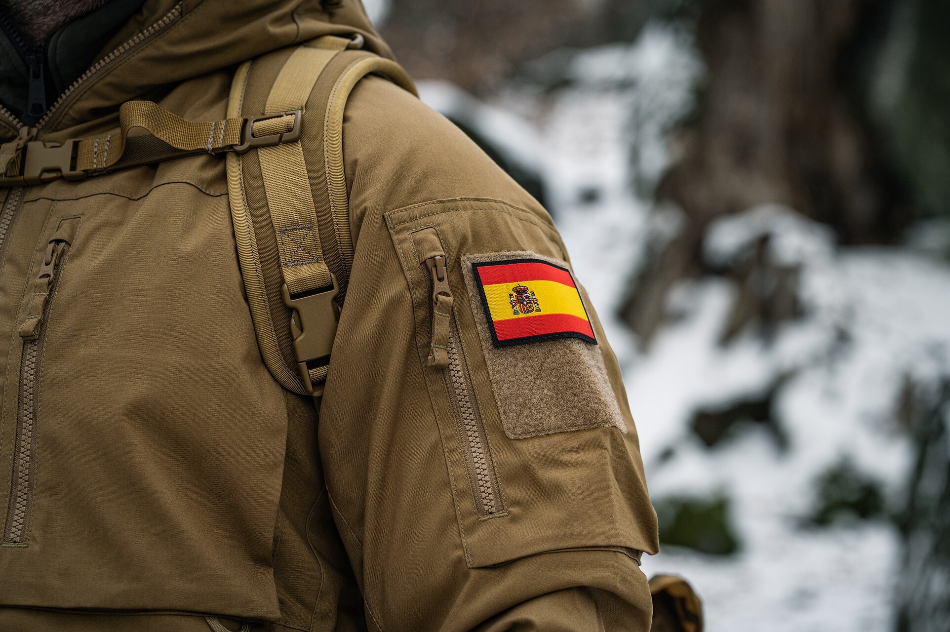 Clawgear - Aufnäher Flagge Spaniens - 76 x 50 mm