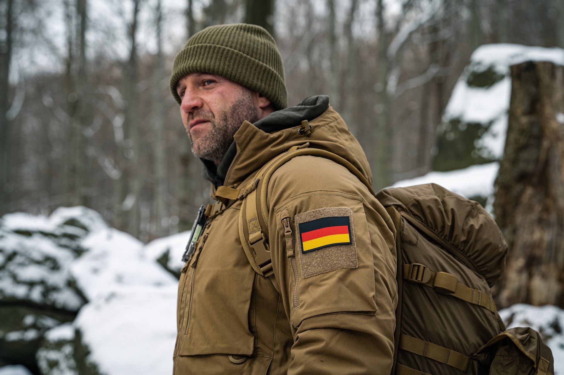 Clawgear - Aufnäher Flagge Deutschlands - 76 x 50 mm