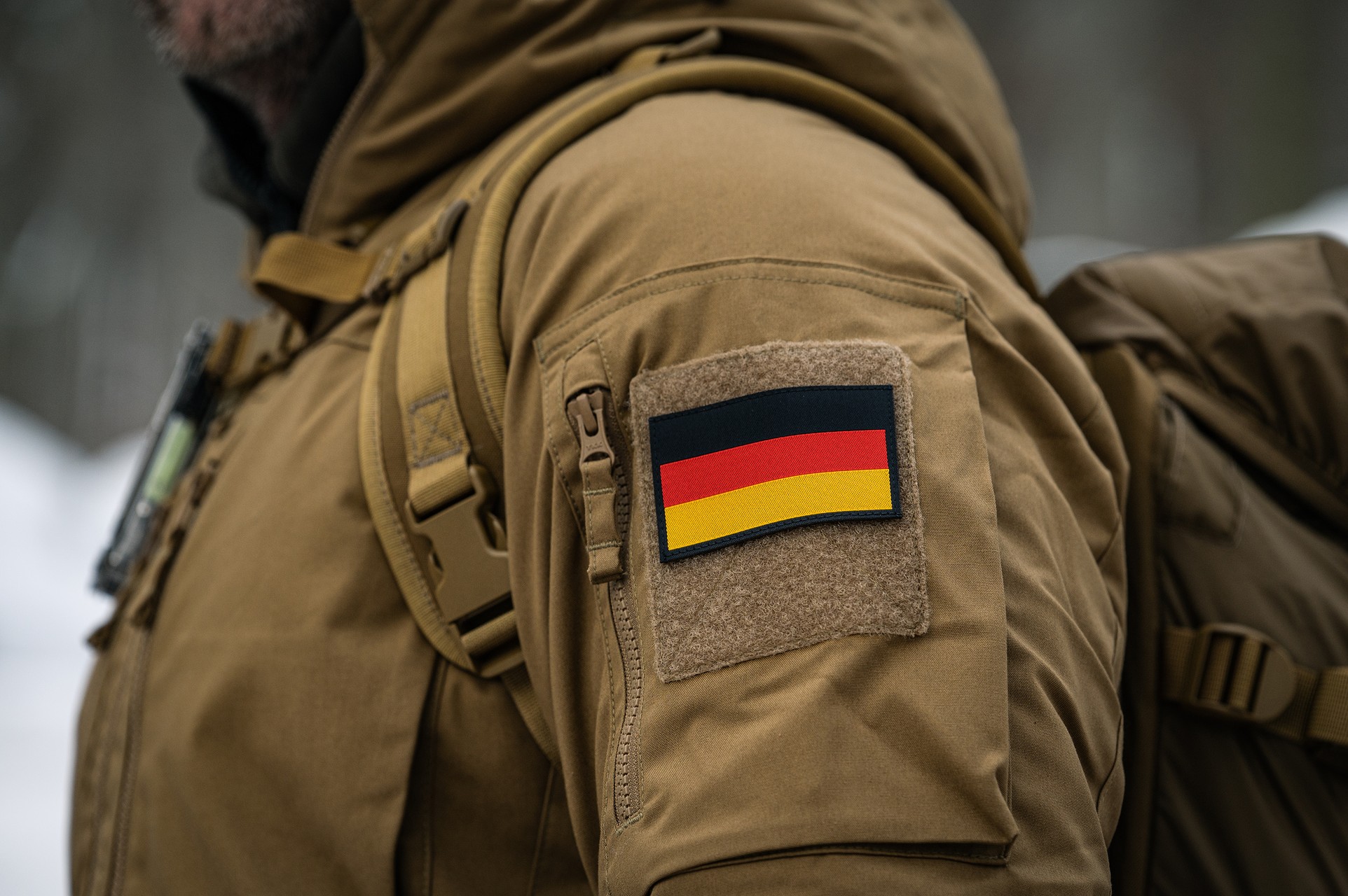 Clawgear - Aufnäher Flagge Deutschlands - 76 x 50 mm